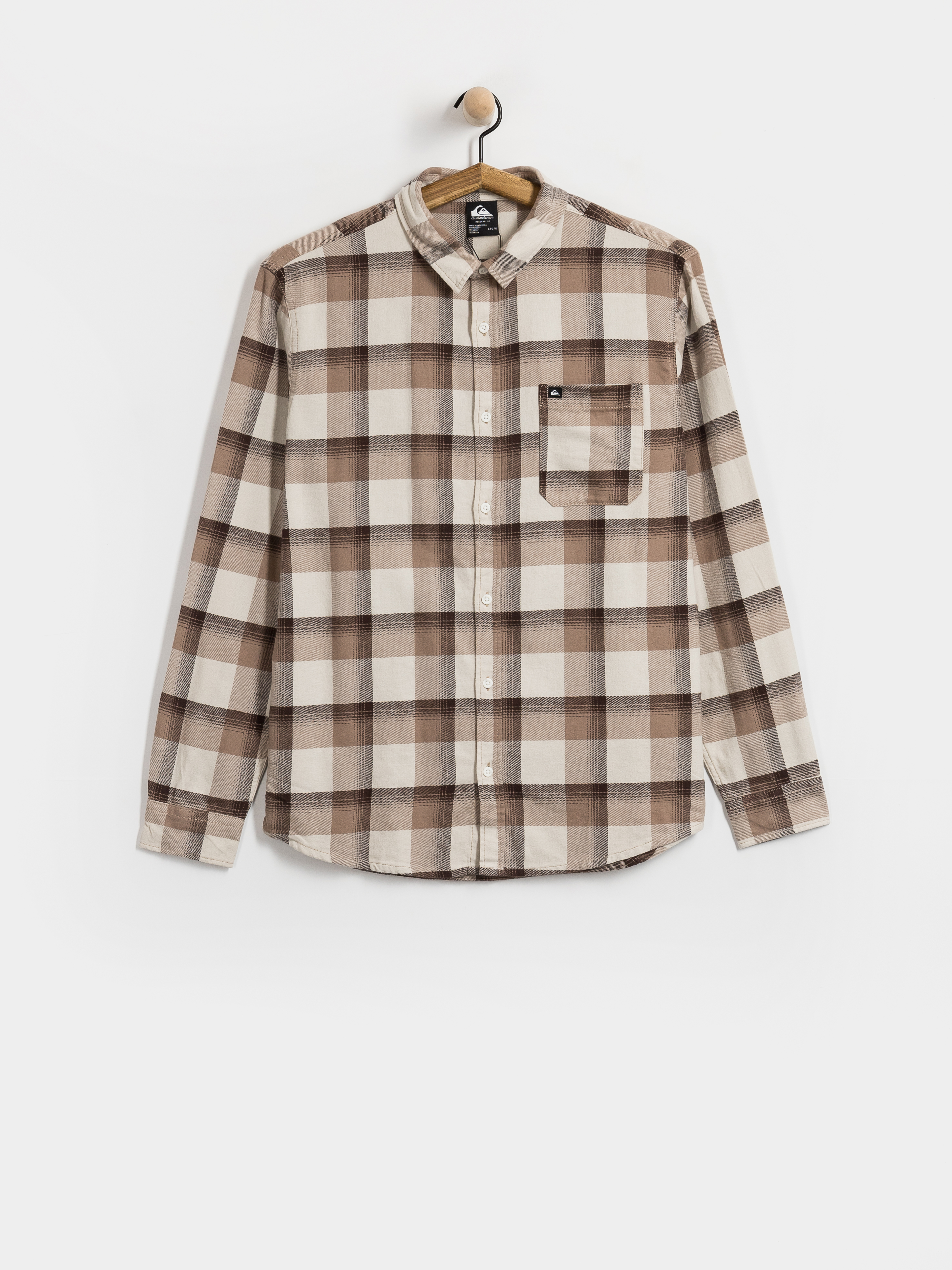 Сорочка Quiksilver Motherfly Plaid (pine bark motherfly)