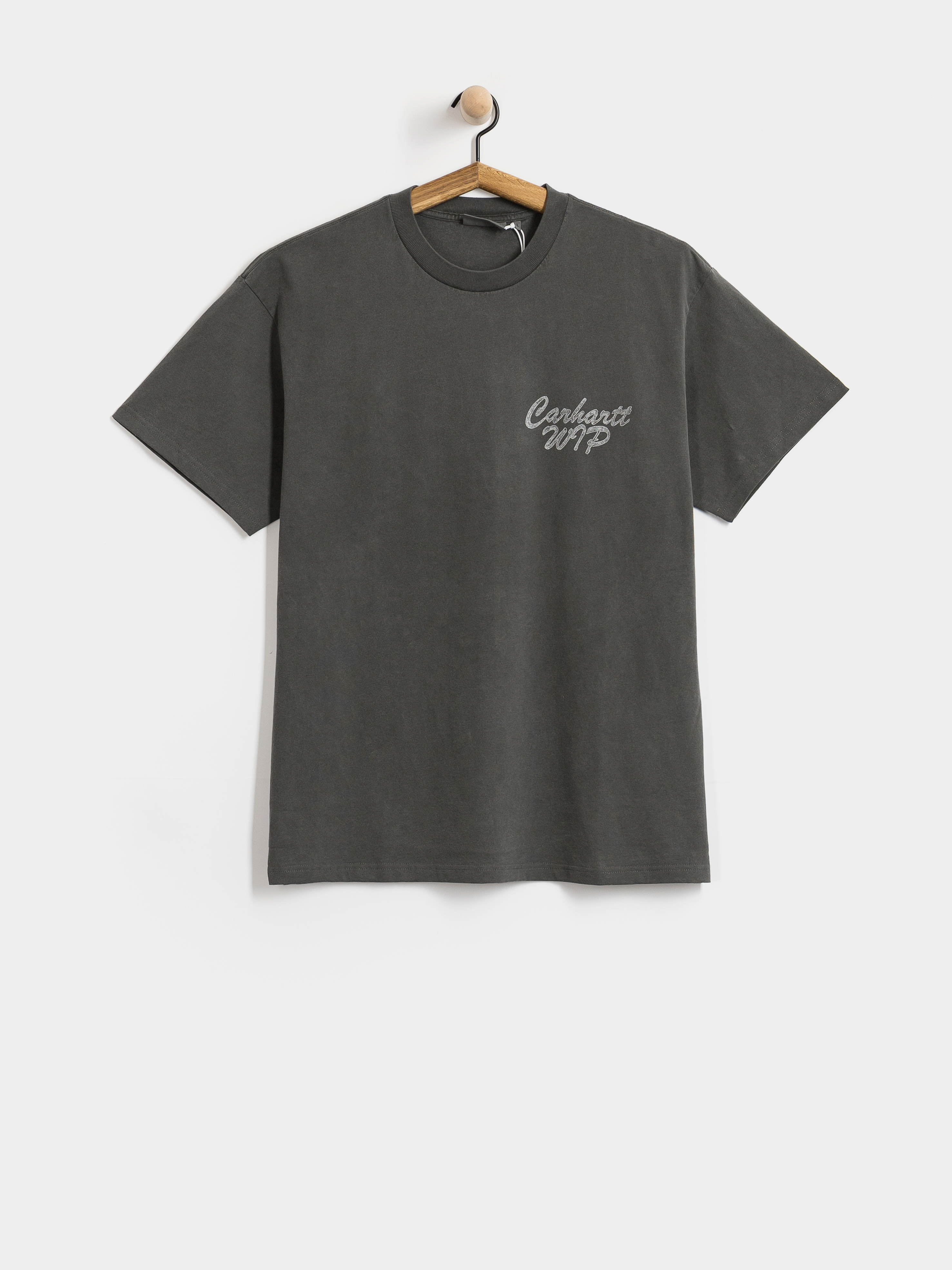 Футболка Carhartt WIP Hatching Script (black/garment dyed)