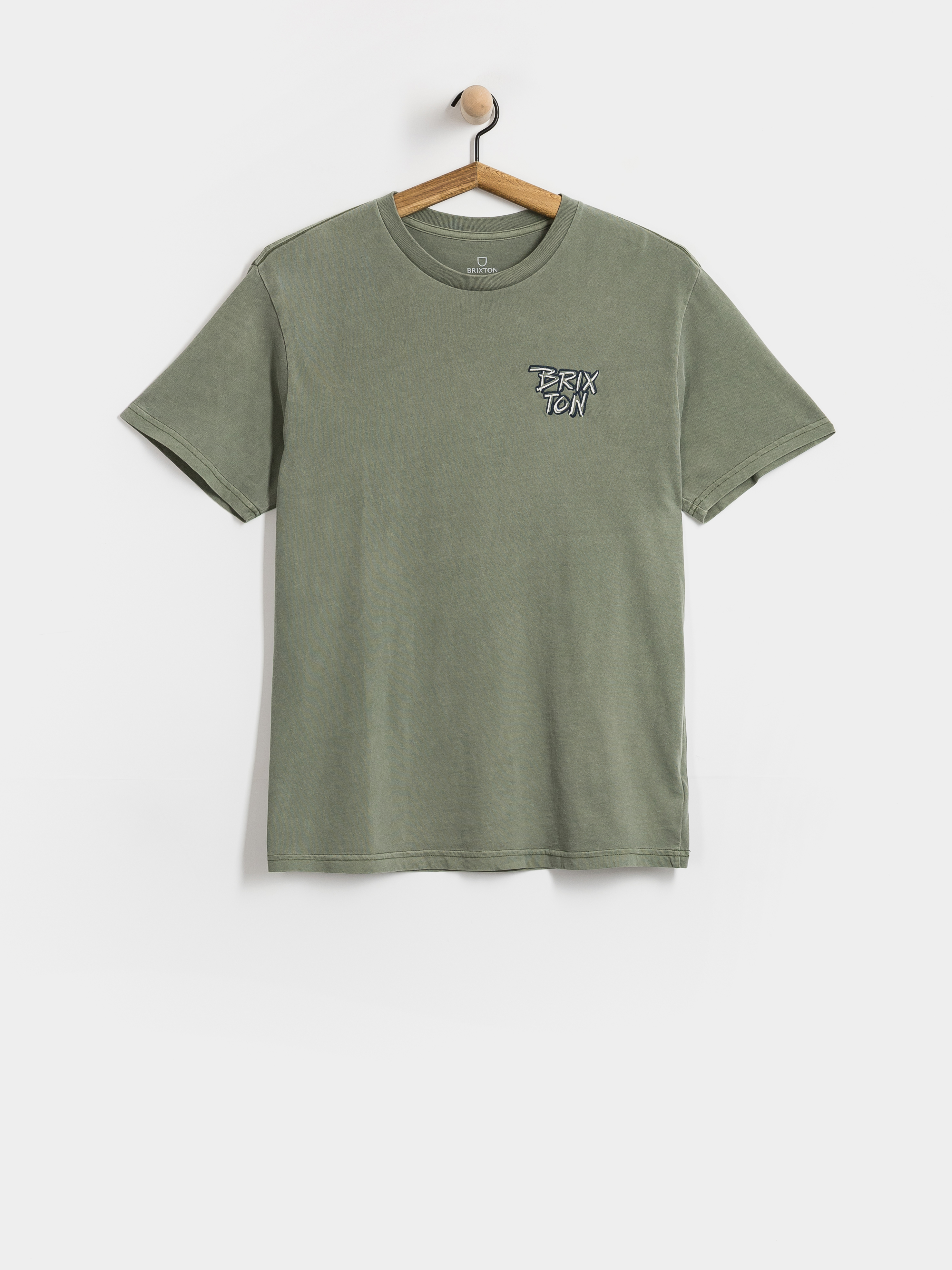 Футболка Brixton Rockton Stnd (olive surplus worn wash)