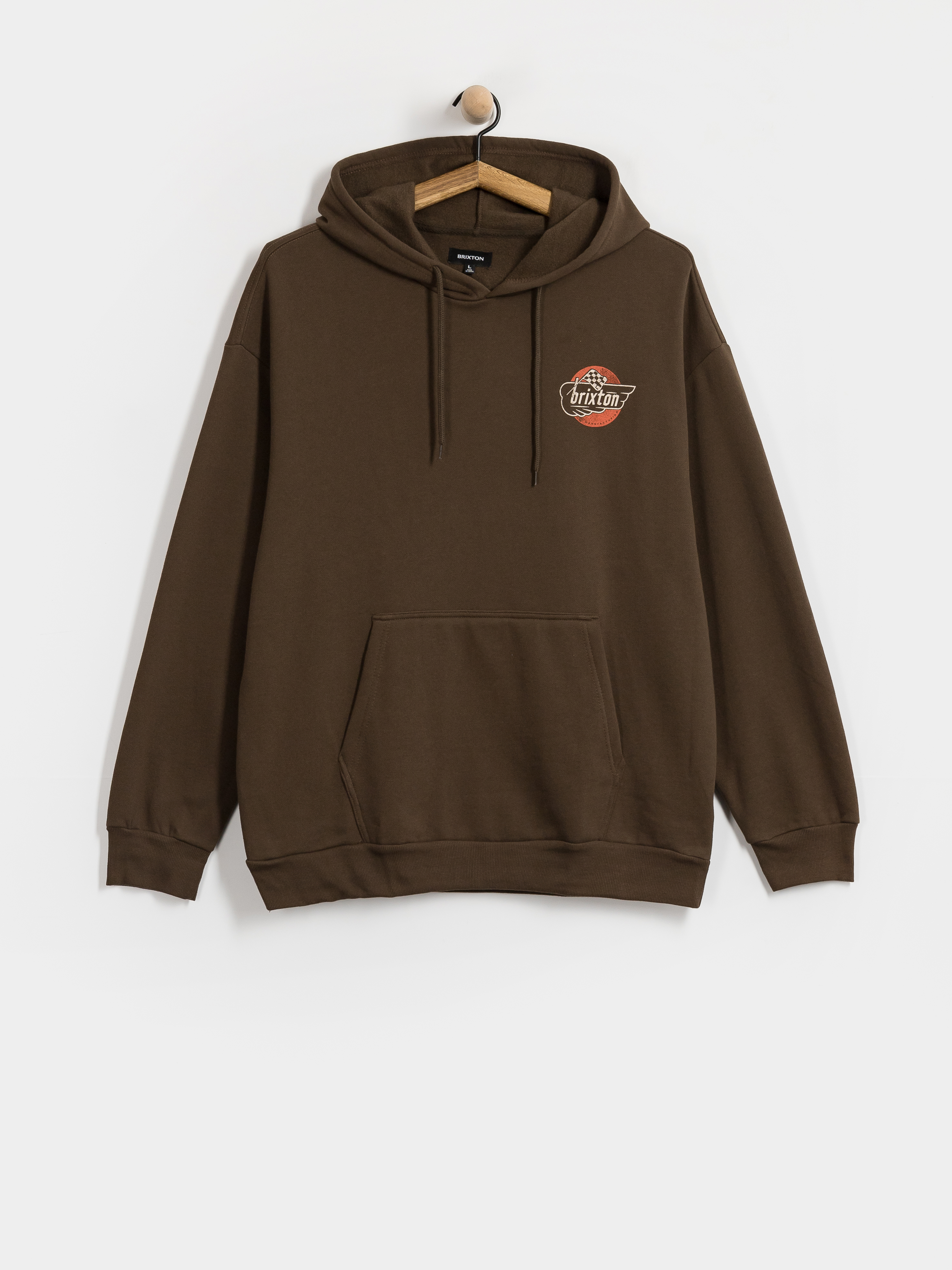 Худі Brixton Heyward HD (walnut brown)