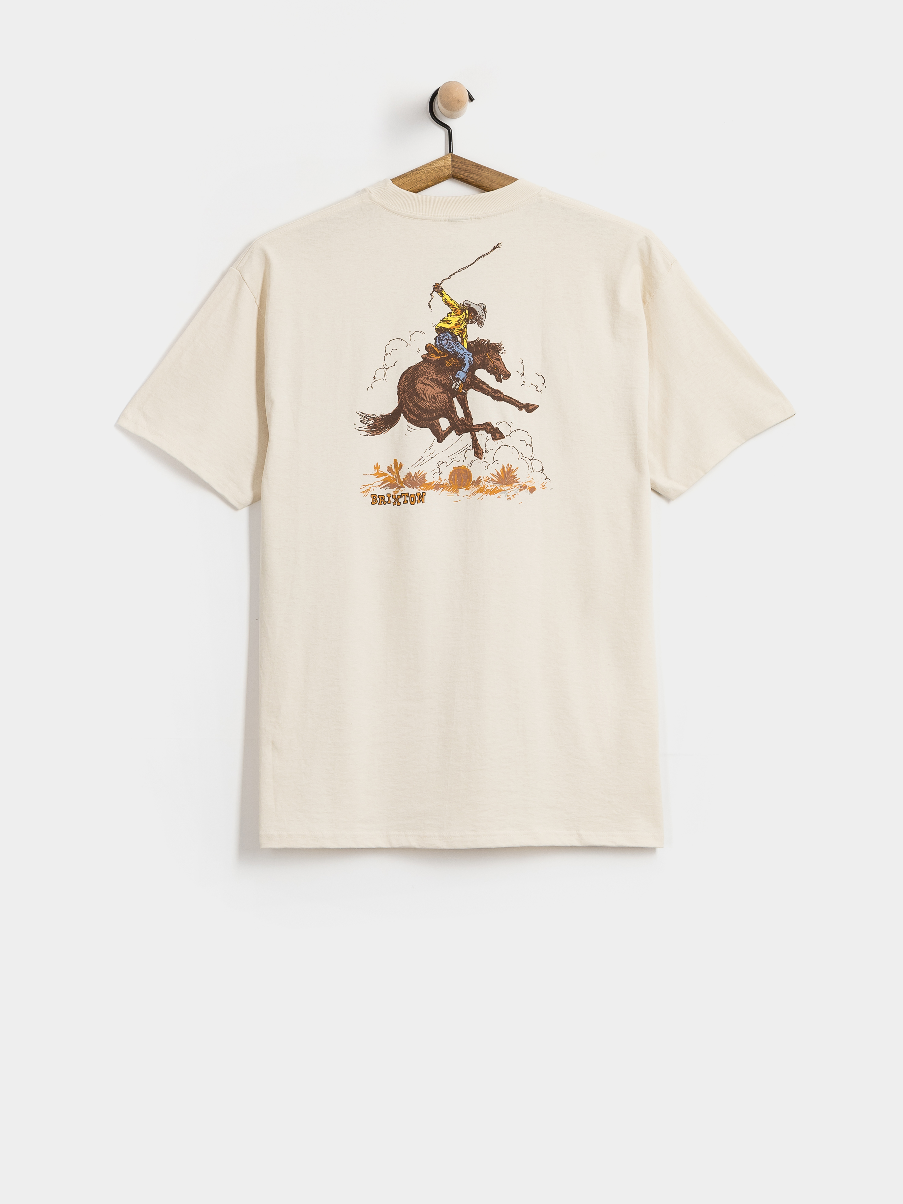 Футболка Brixton Stirrup Stnd (cream)