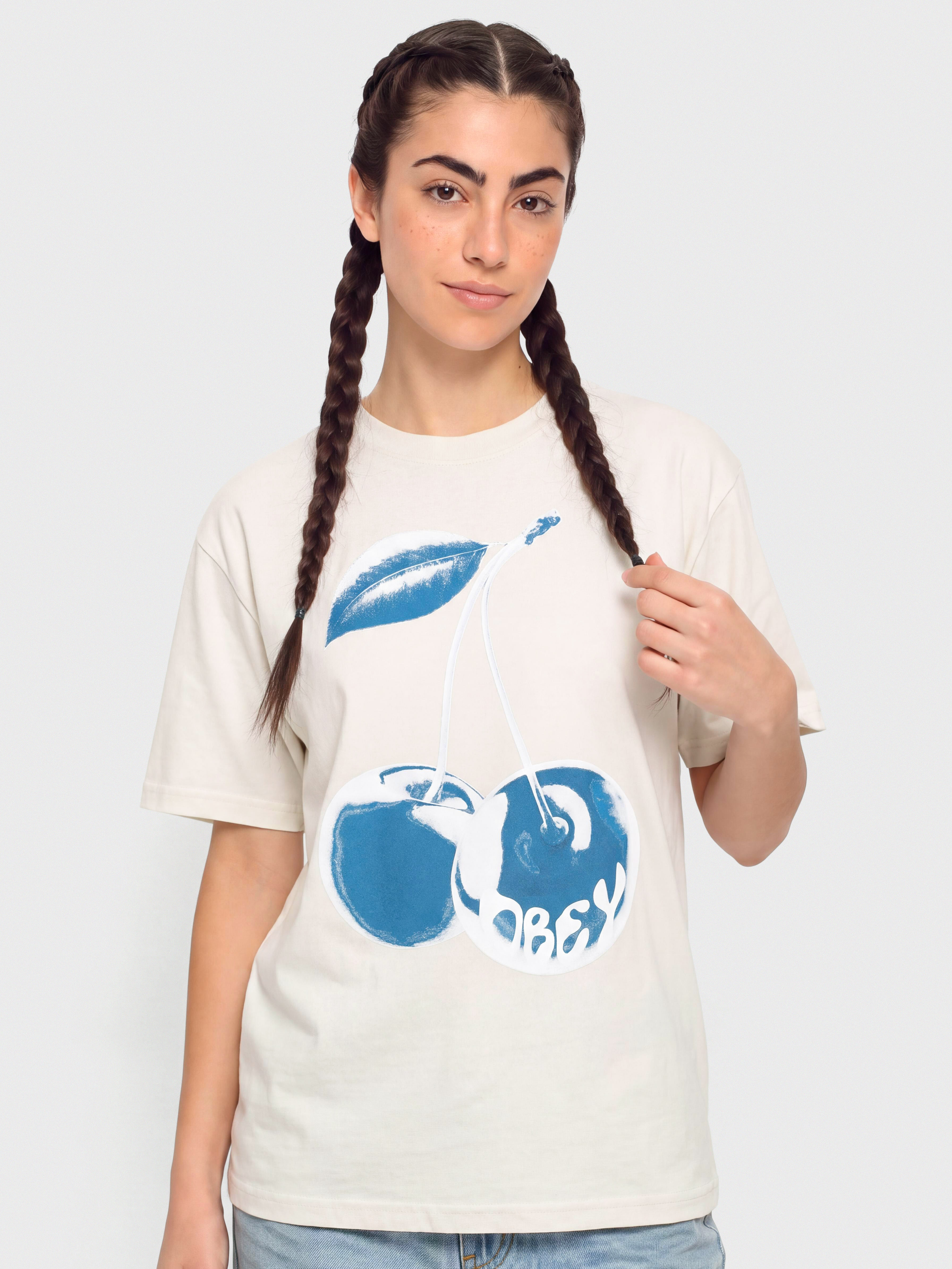 Футболка OBEY Blue Cherry Wmn