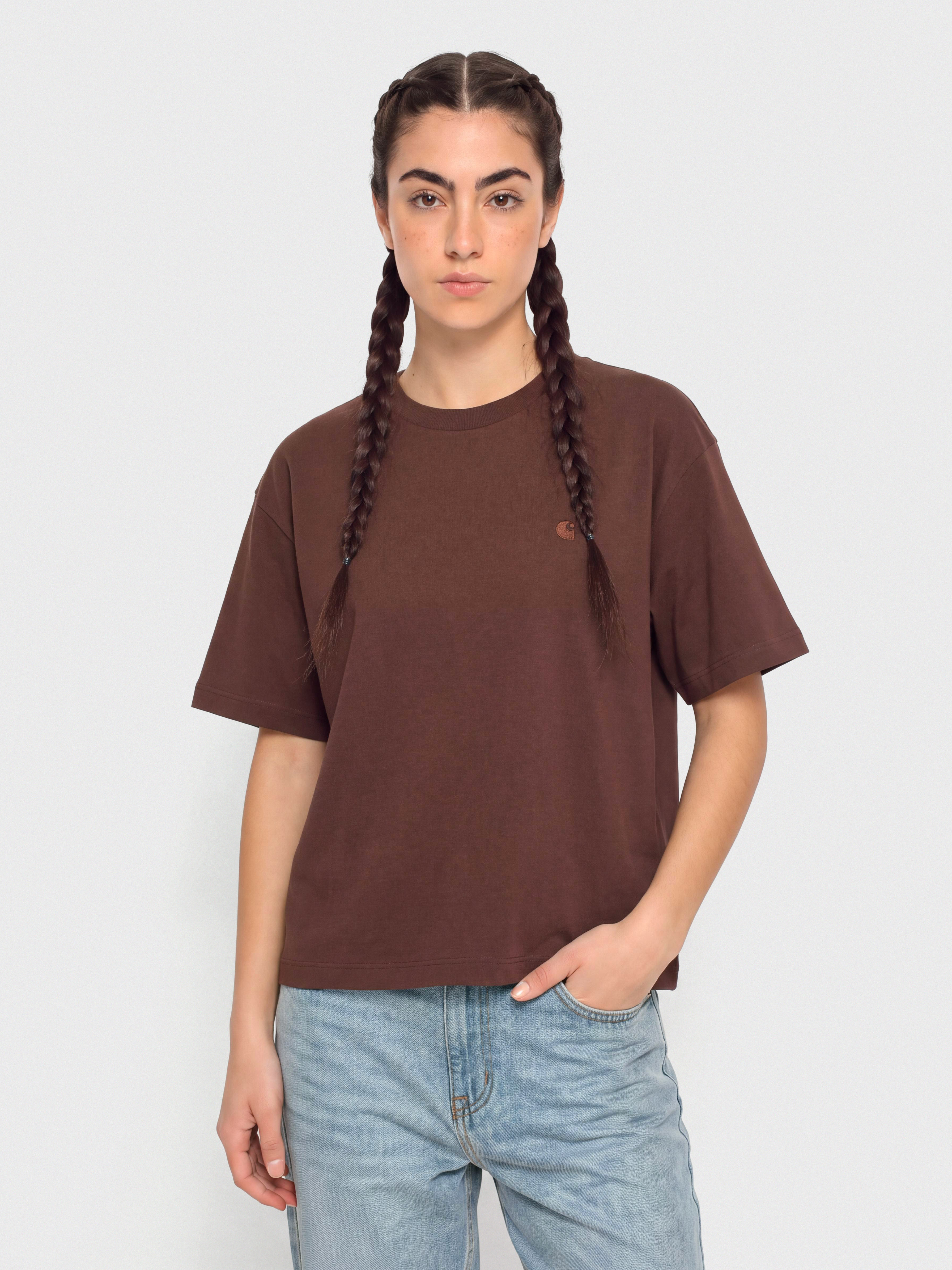 Футболка Carhartt WIP Chester Wmn (amarone)