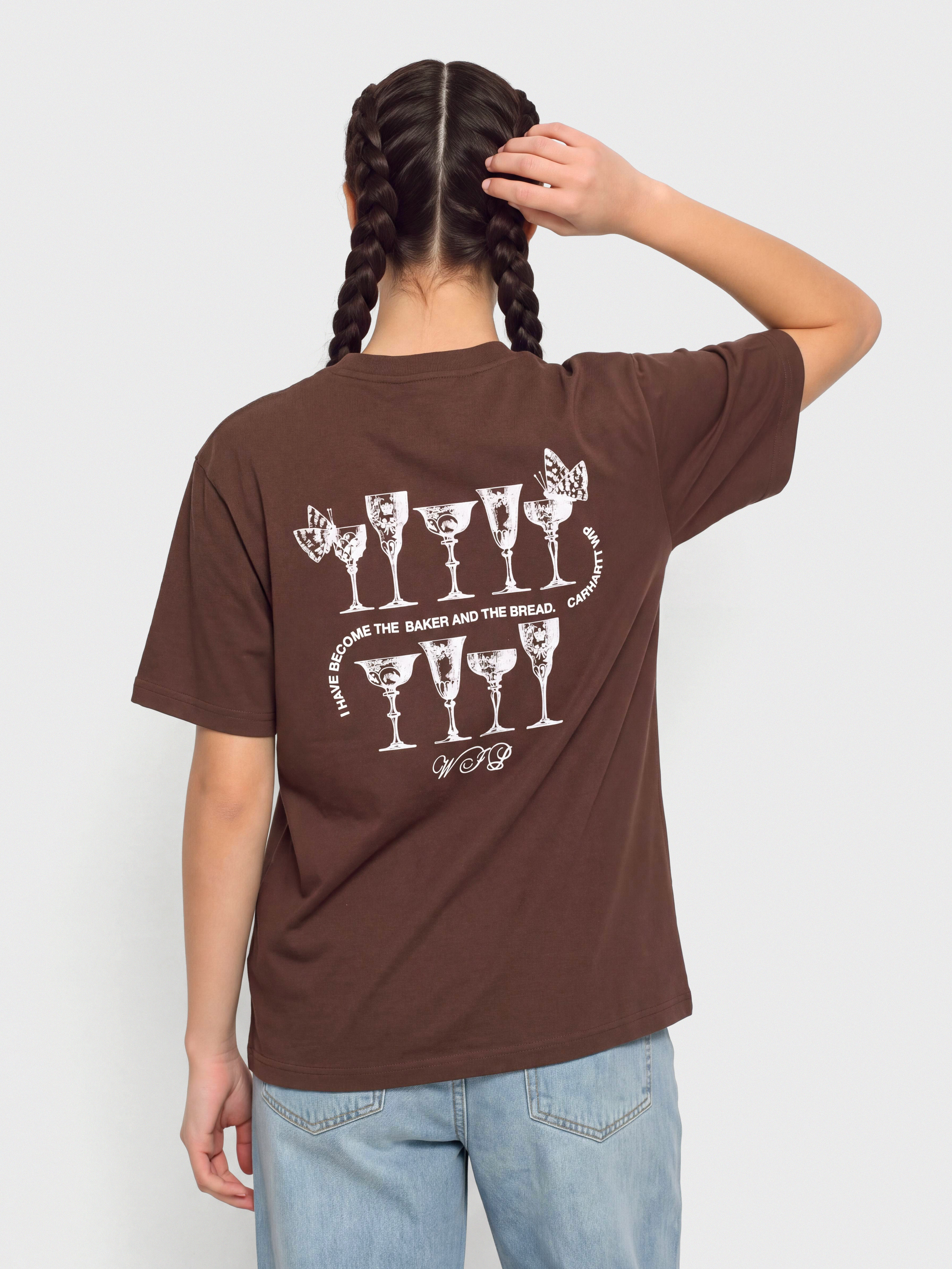 Футболка Carhartt WIP Silver Cups Wmn (amarone)