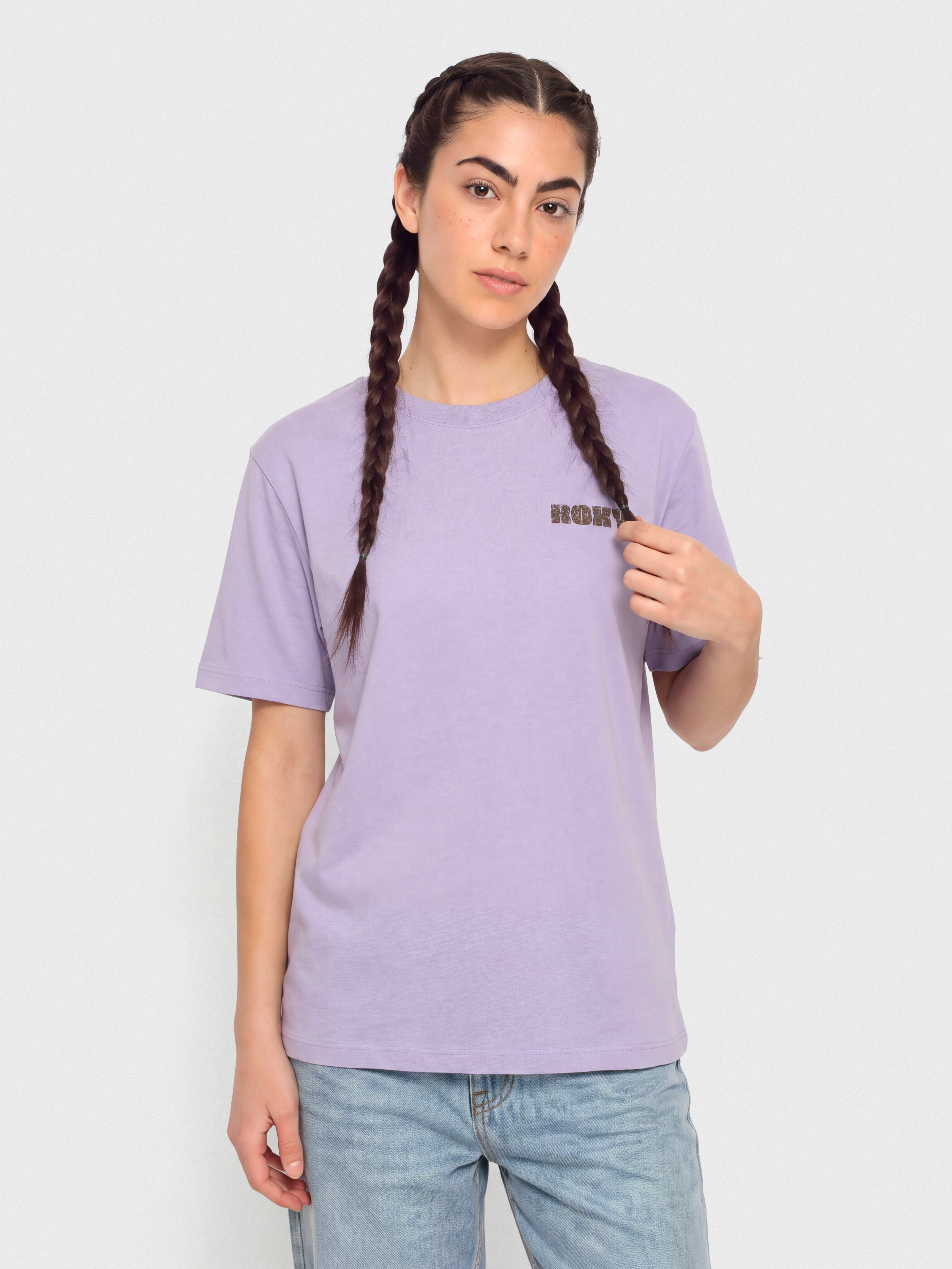 Футболка Roxy Oceanregular Poster Wmn (viola)