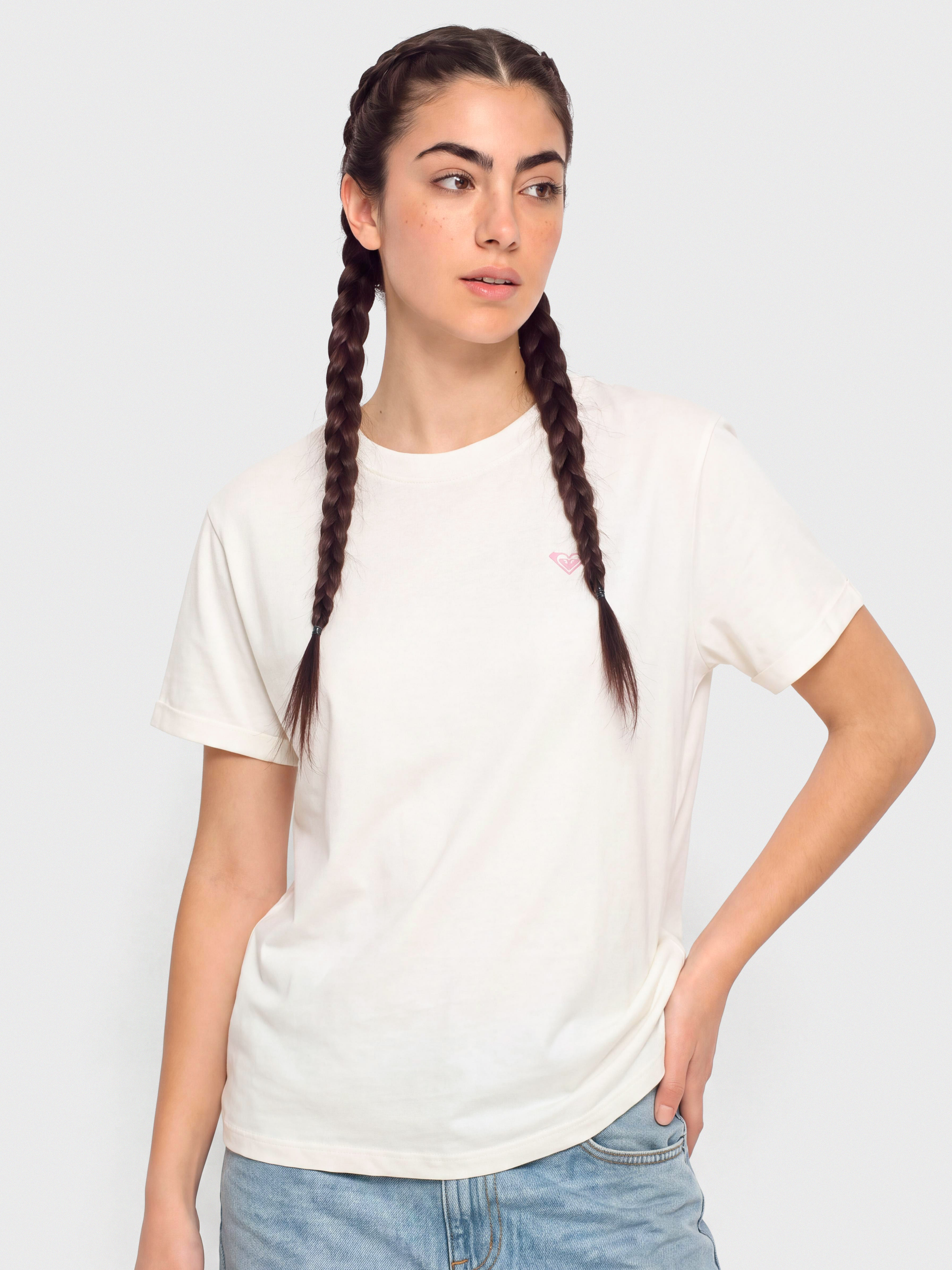 Футболка Roxy Oceanregular Poster Wmn (coconut milk)