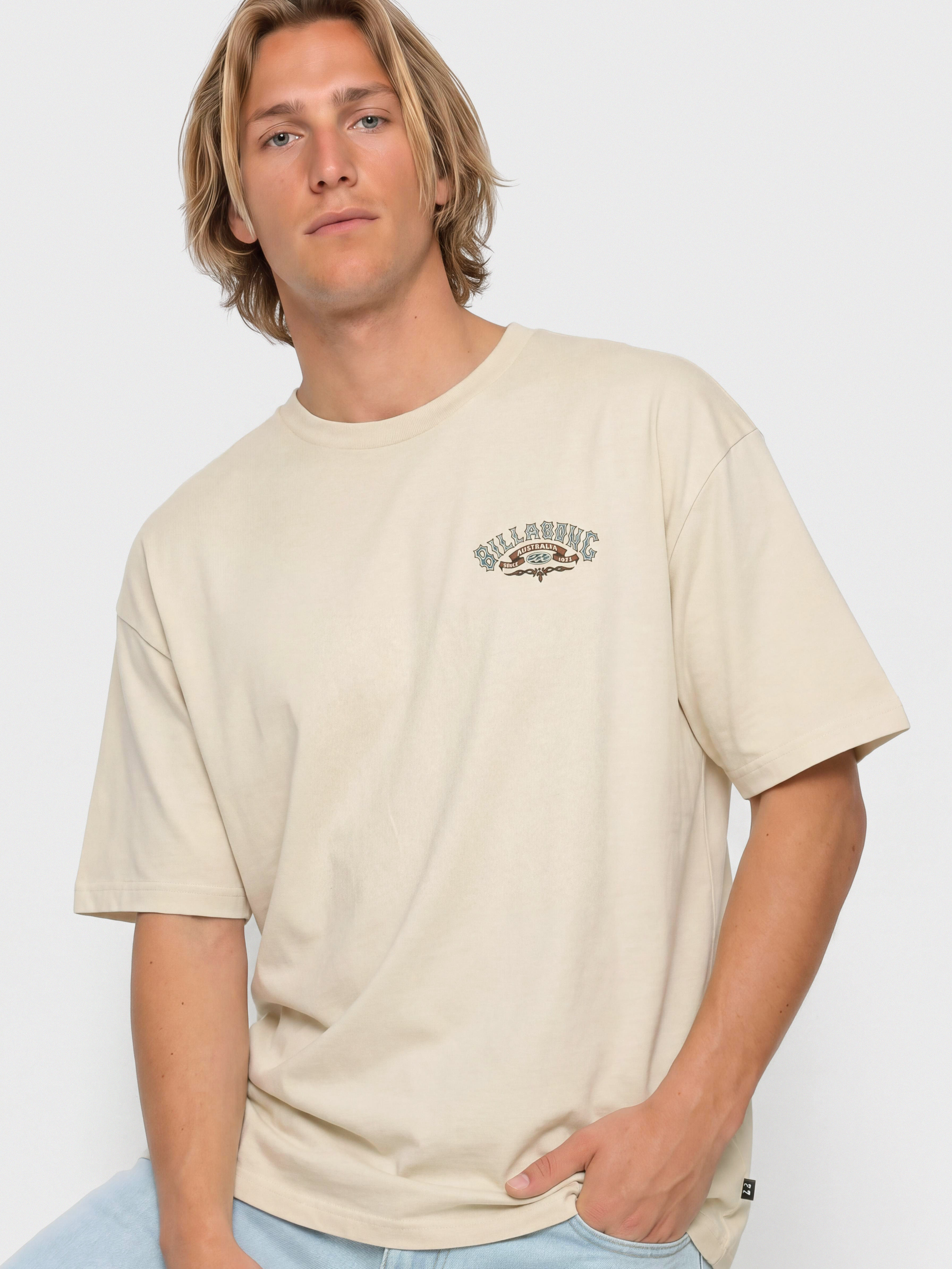 Футболка Billabong Heritage Og (oatmeal)
