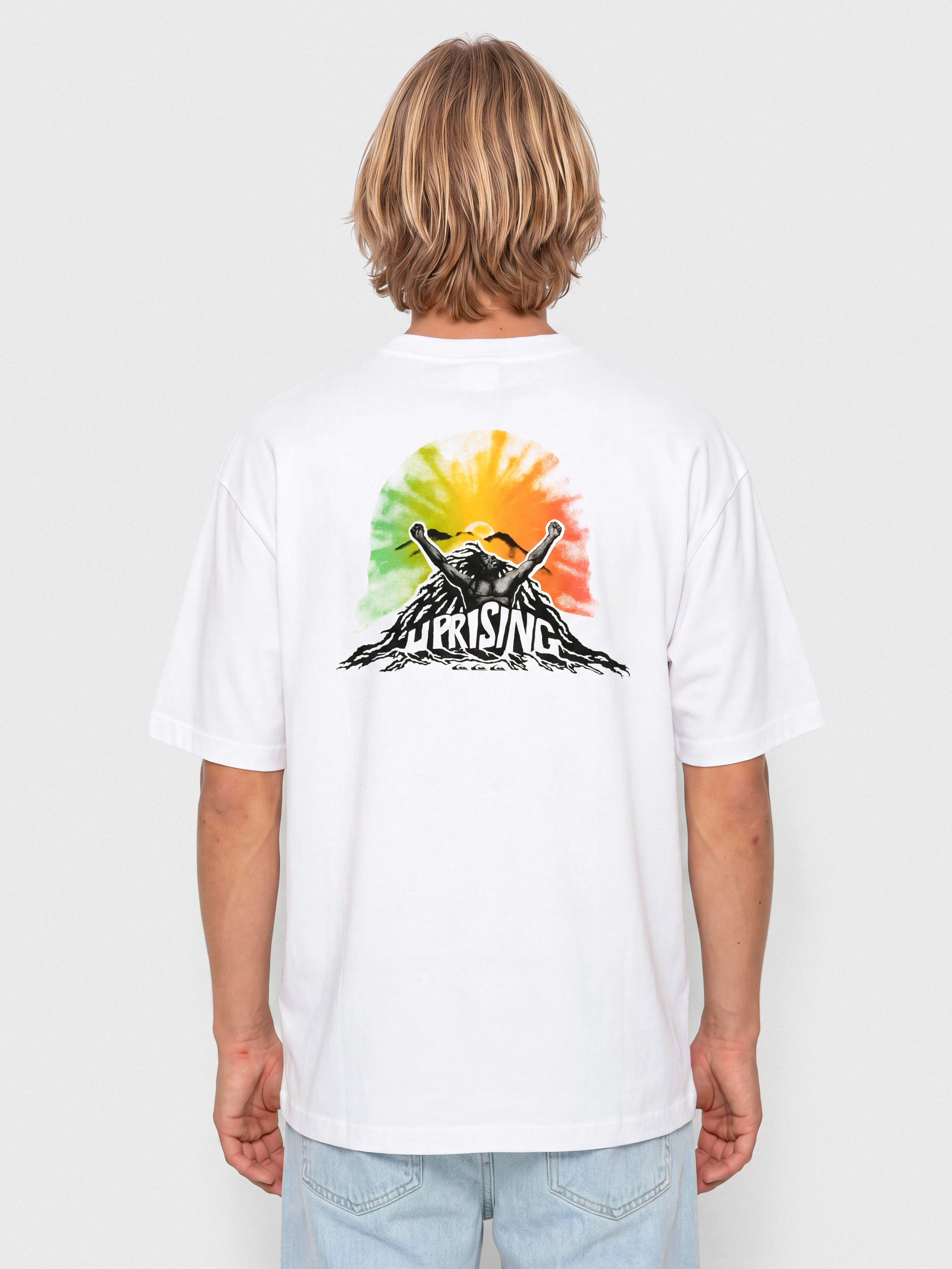 Футболка Quiksilver X Bob Uprising (snow white)