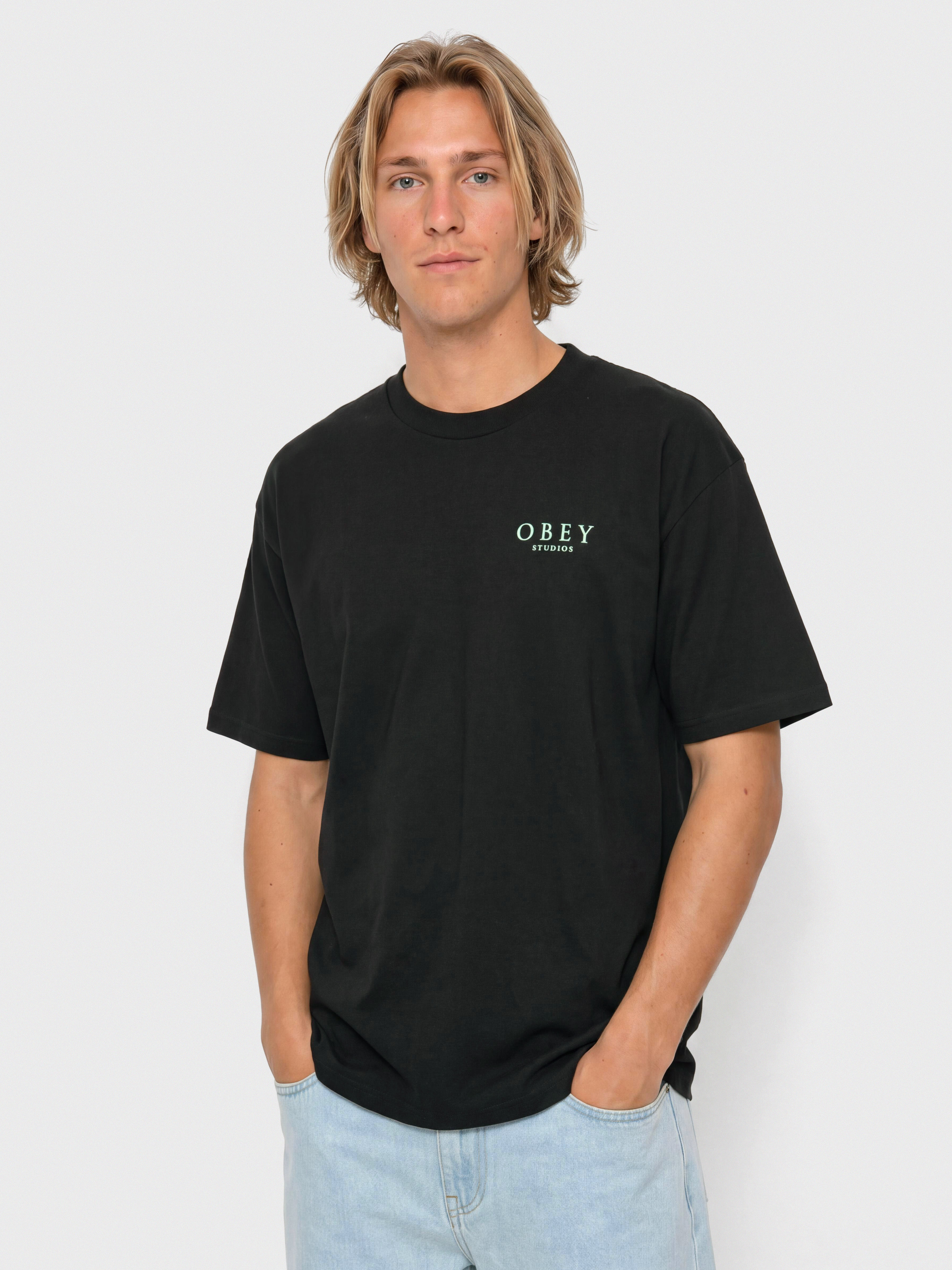 Футболка OBEY Flores Robus (black)