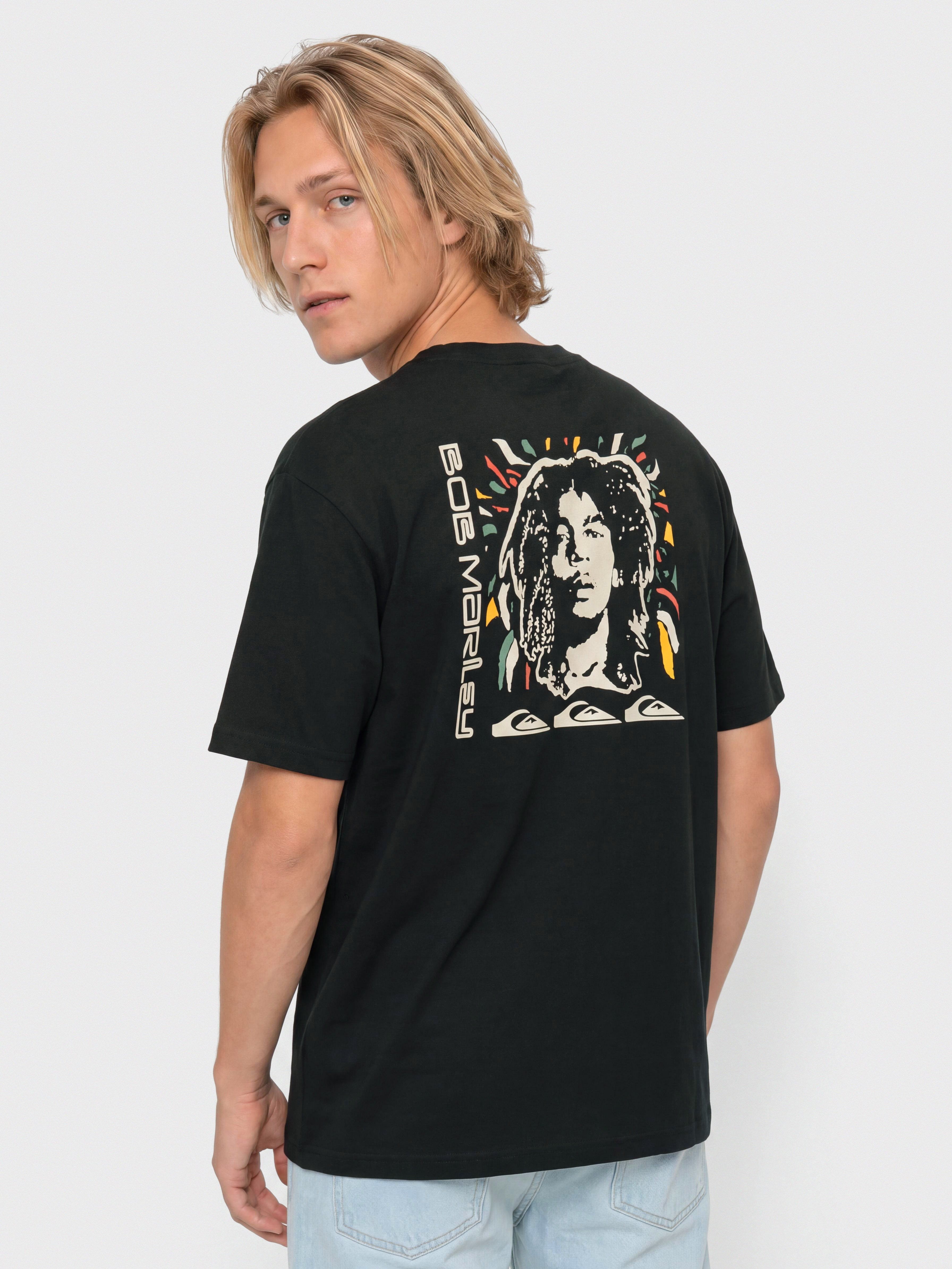 Футболка Quiksilver X Bob Warhead (black)