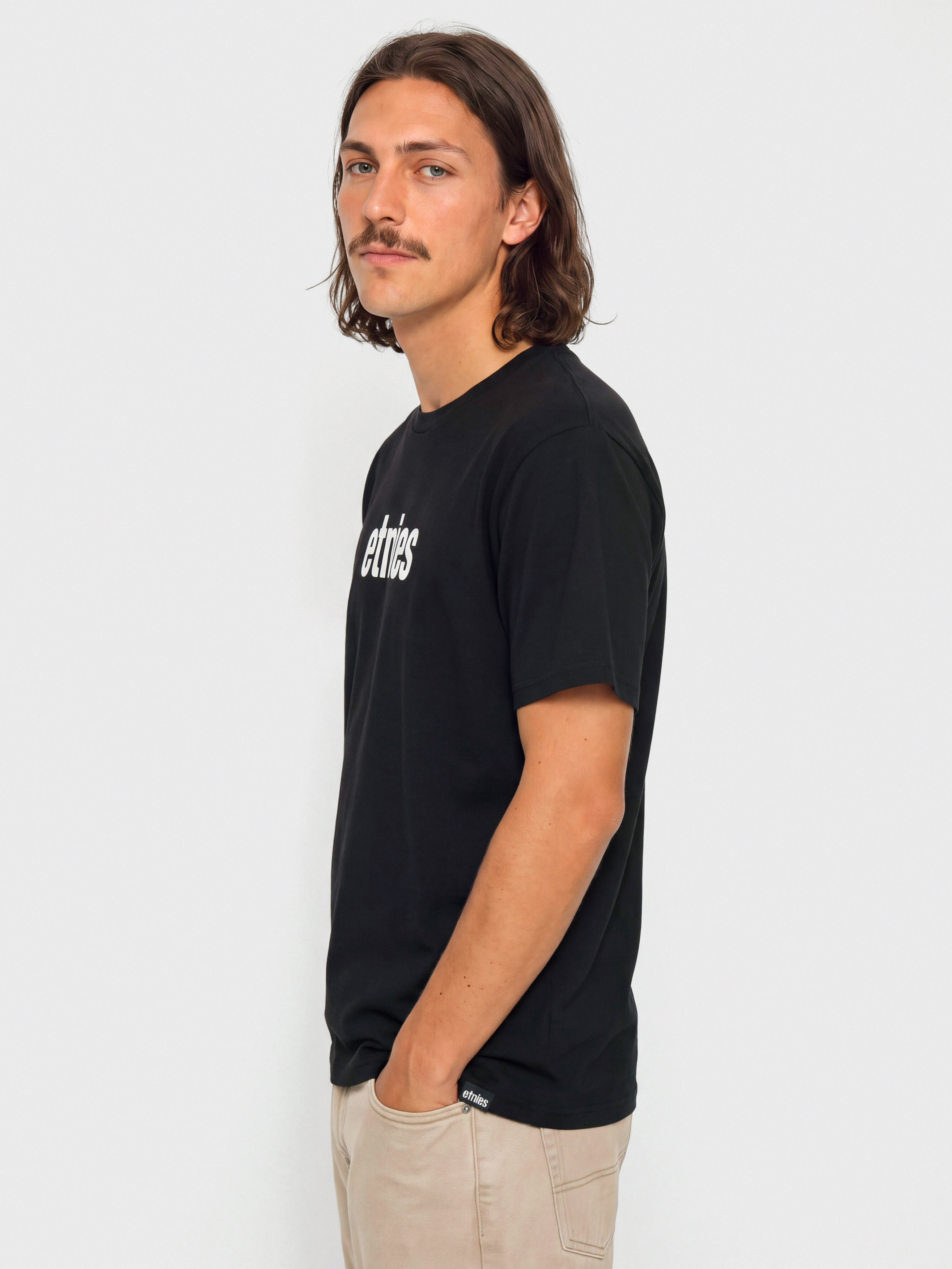 Футболка Etnies Wordmark (black/white)