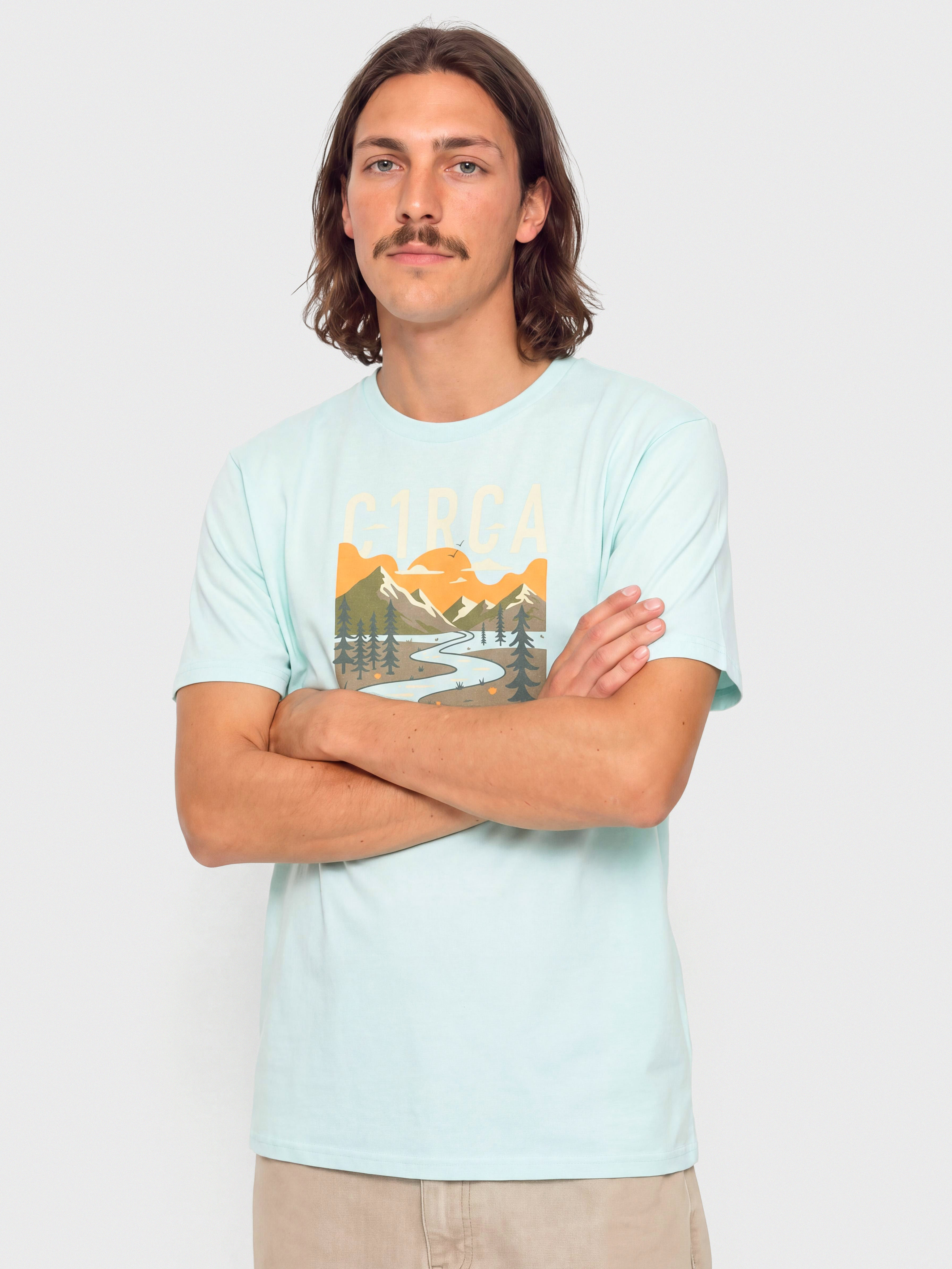 Футболка Circa Natural Flow (carribean blue)