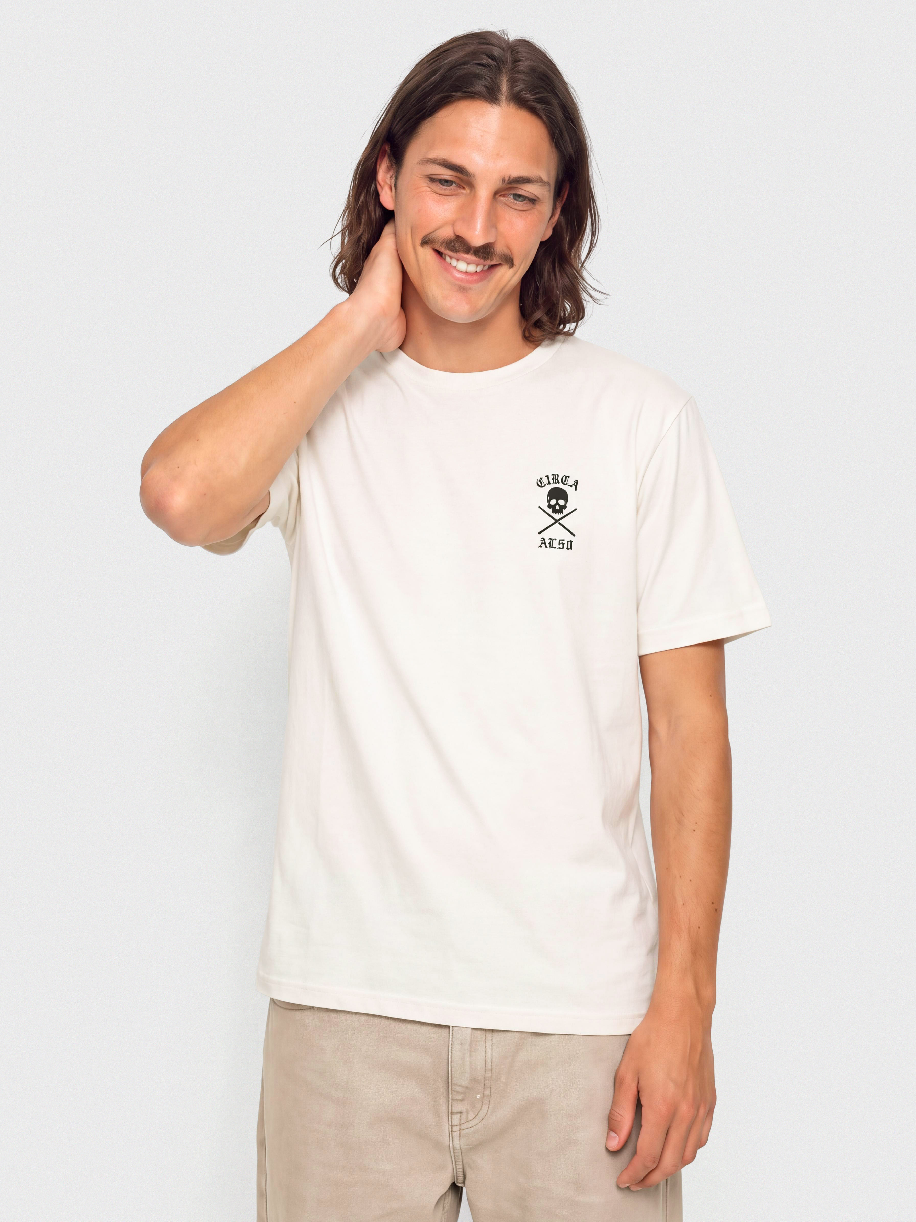 Футболка Circa Al 50 Skull (vintage white/black)
