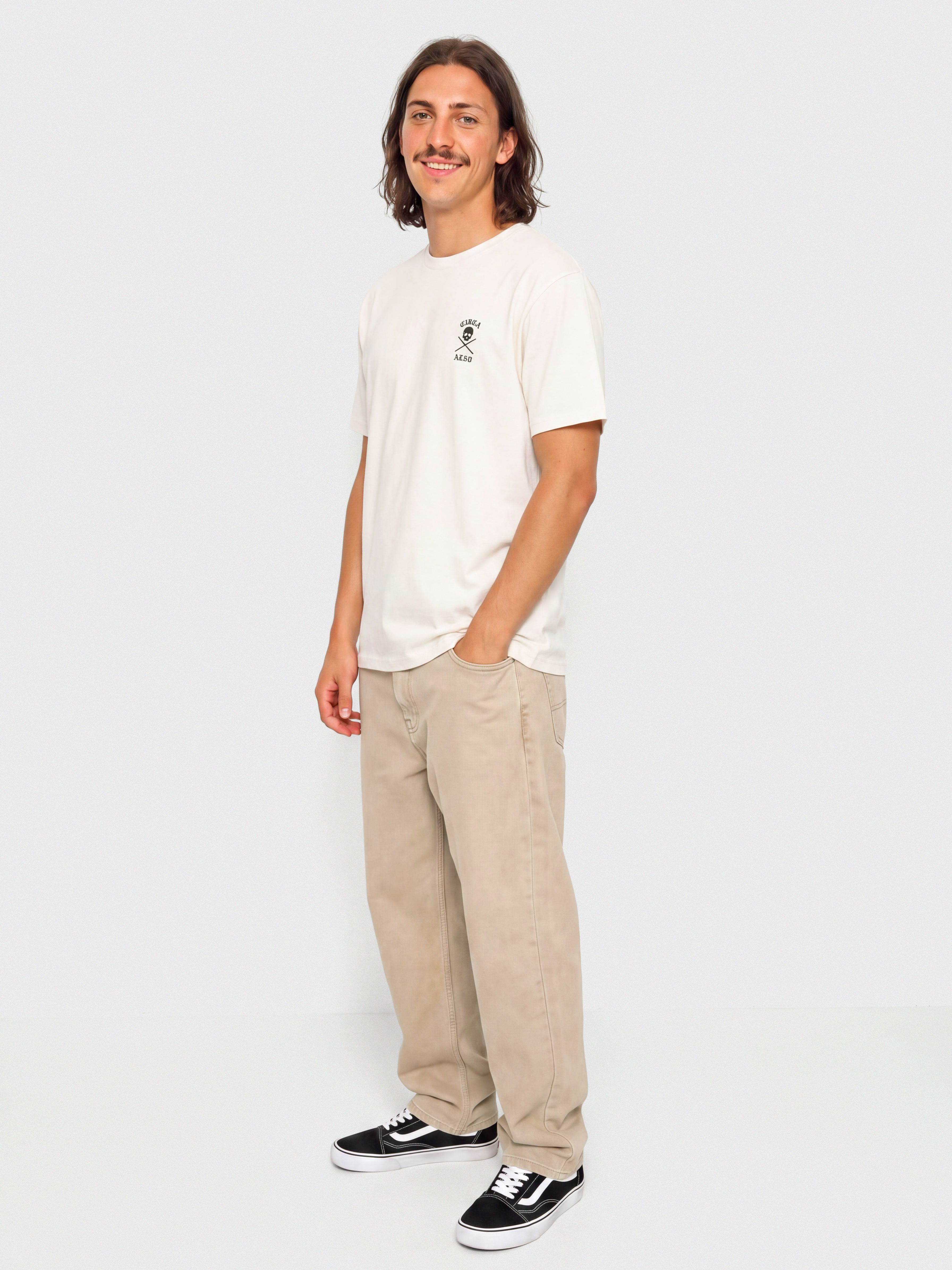 Футболка Circa Al 50 Skull (vintage white/black)