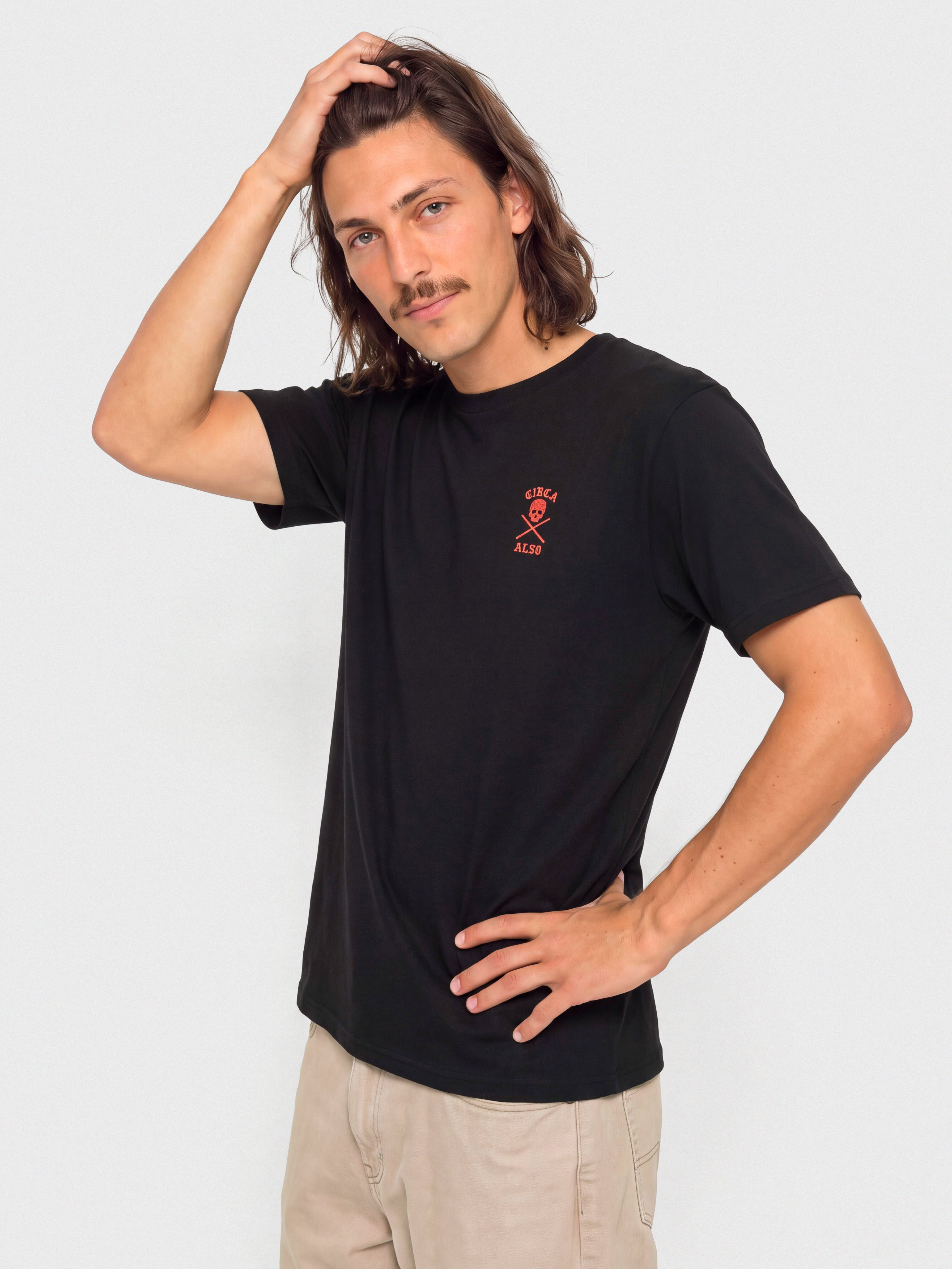 Футболка Circa Al 50 Skull (black/red)