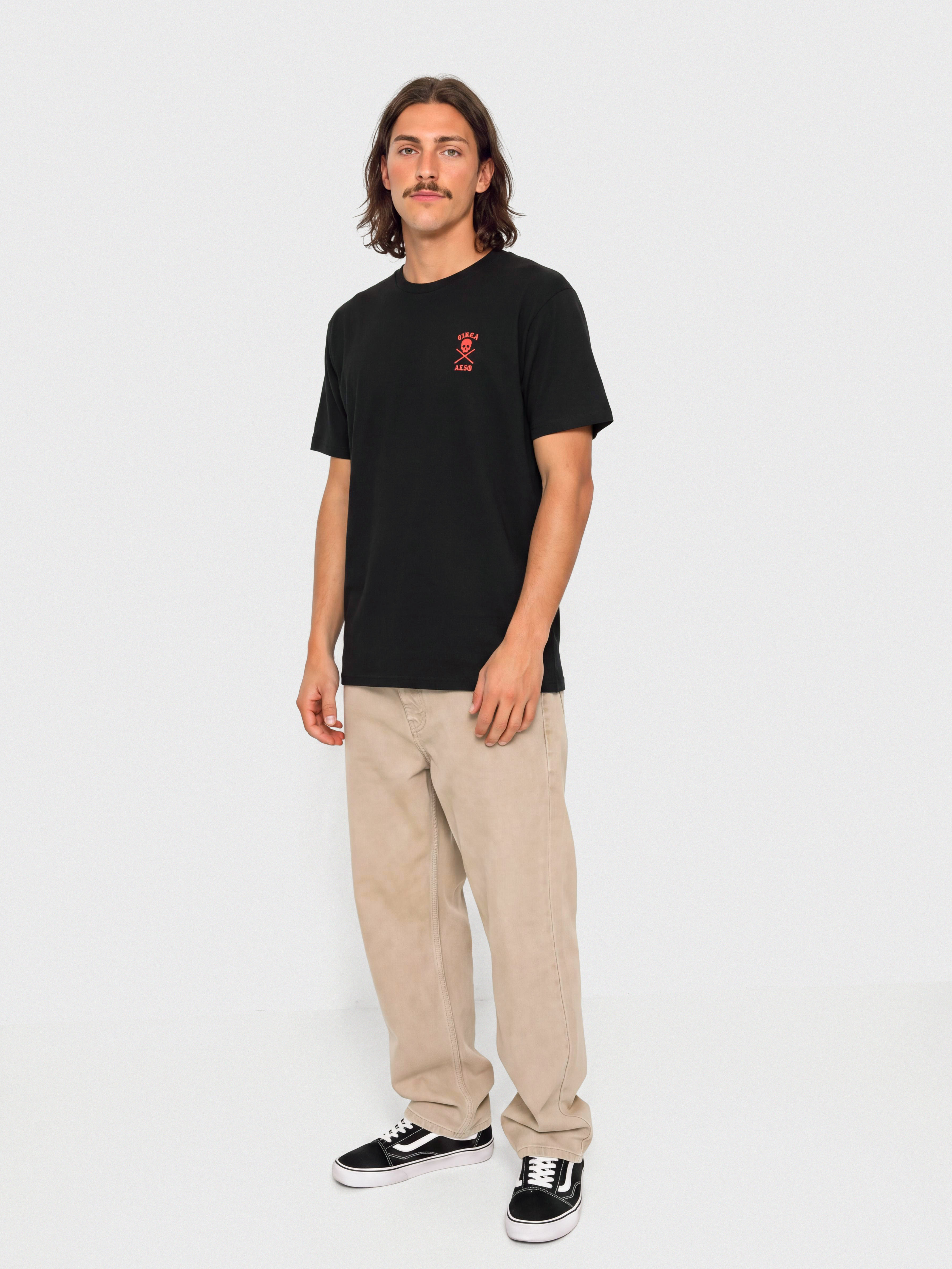 Футболка Circa Al 50 Skull (black/red)