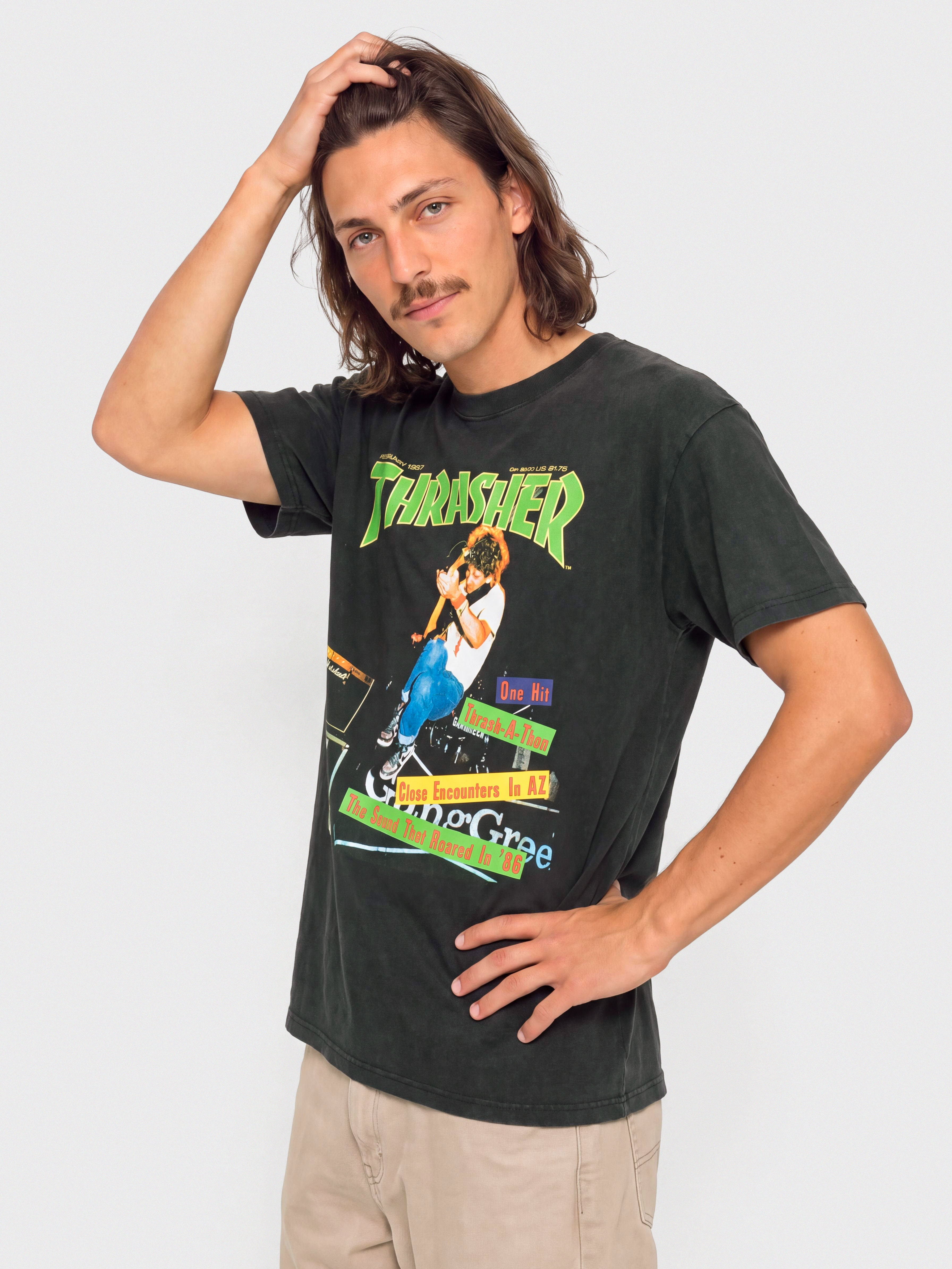 Футболка Thrasher February 1987 (vintage black)