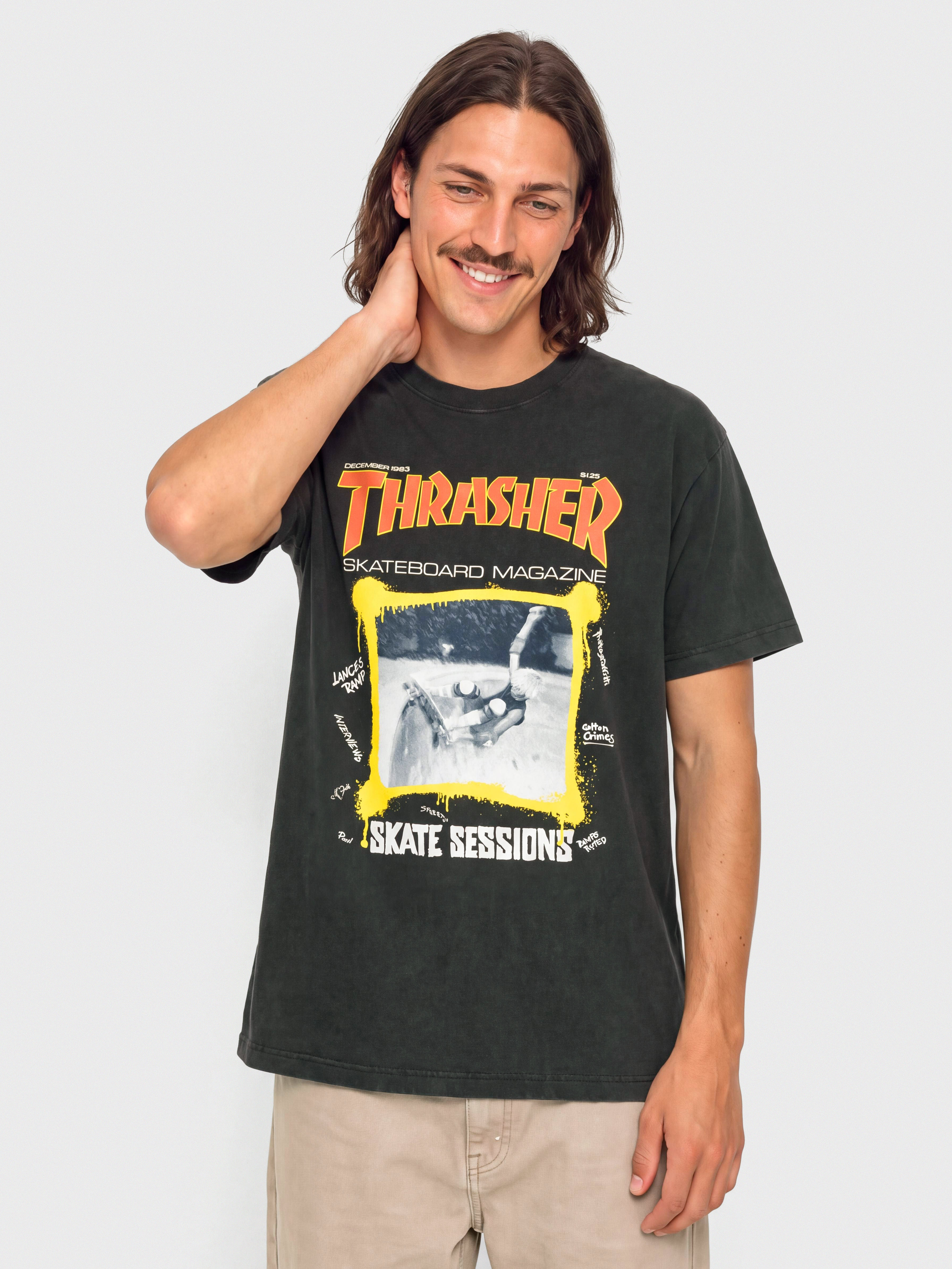 Футболка Thrasher December 1983 (vintage black)