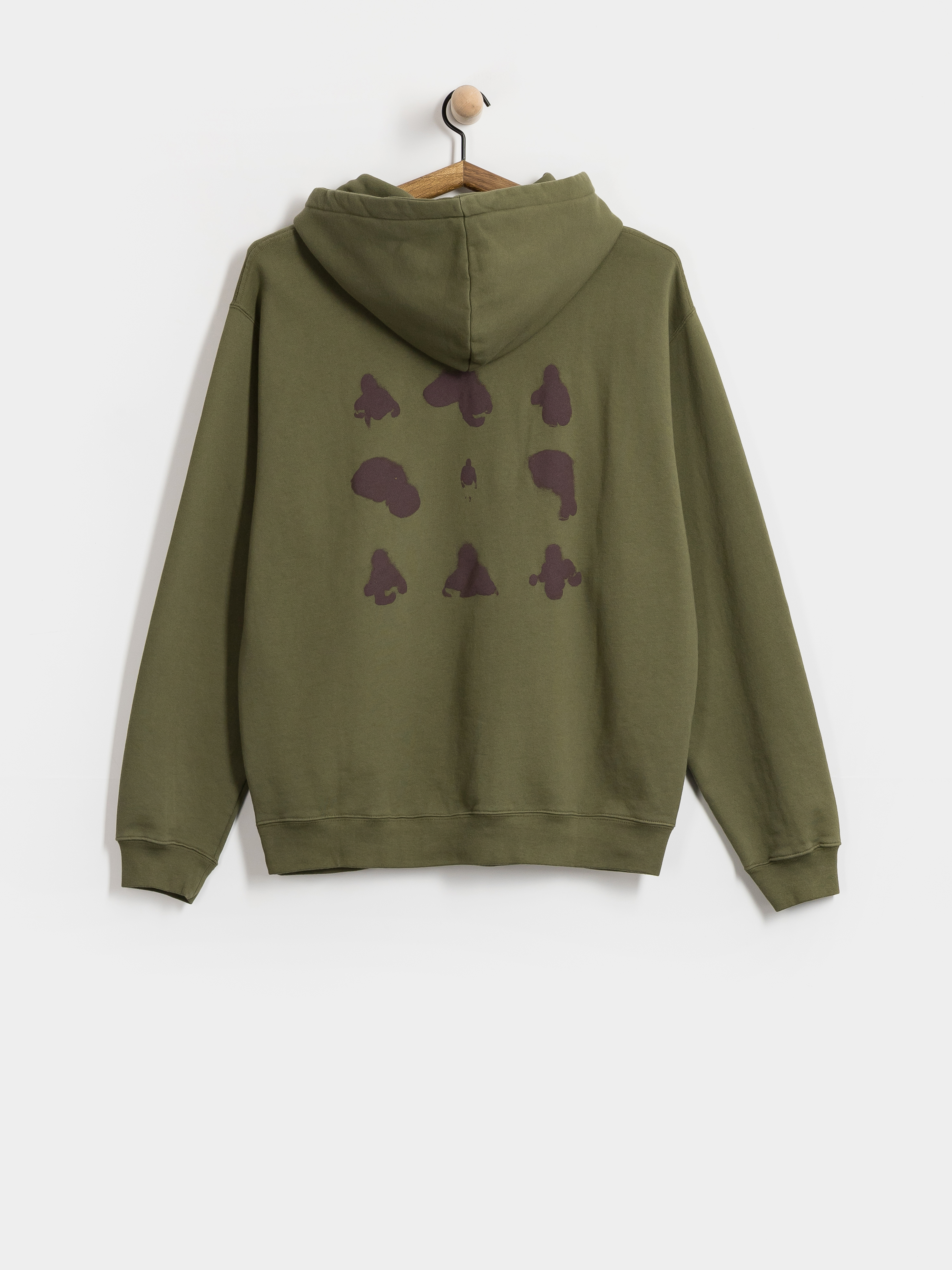 Худі Polar Skate Fighting Myself HD (army green)