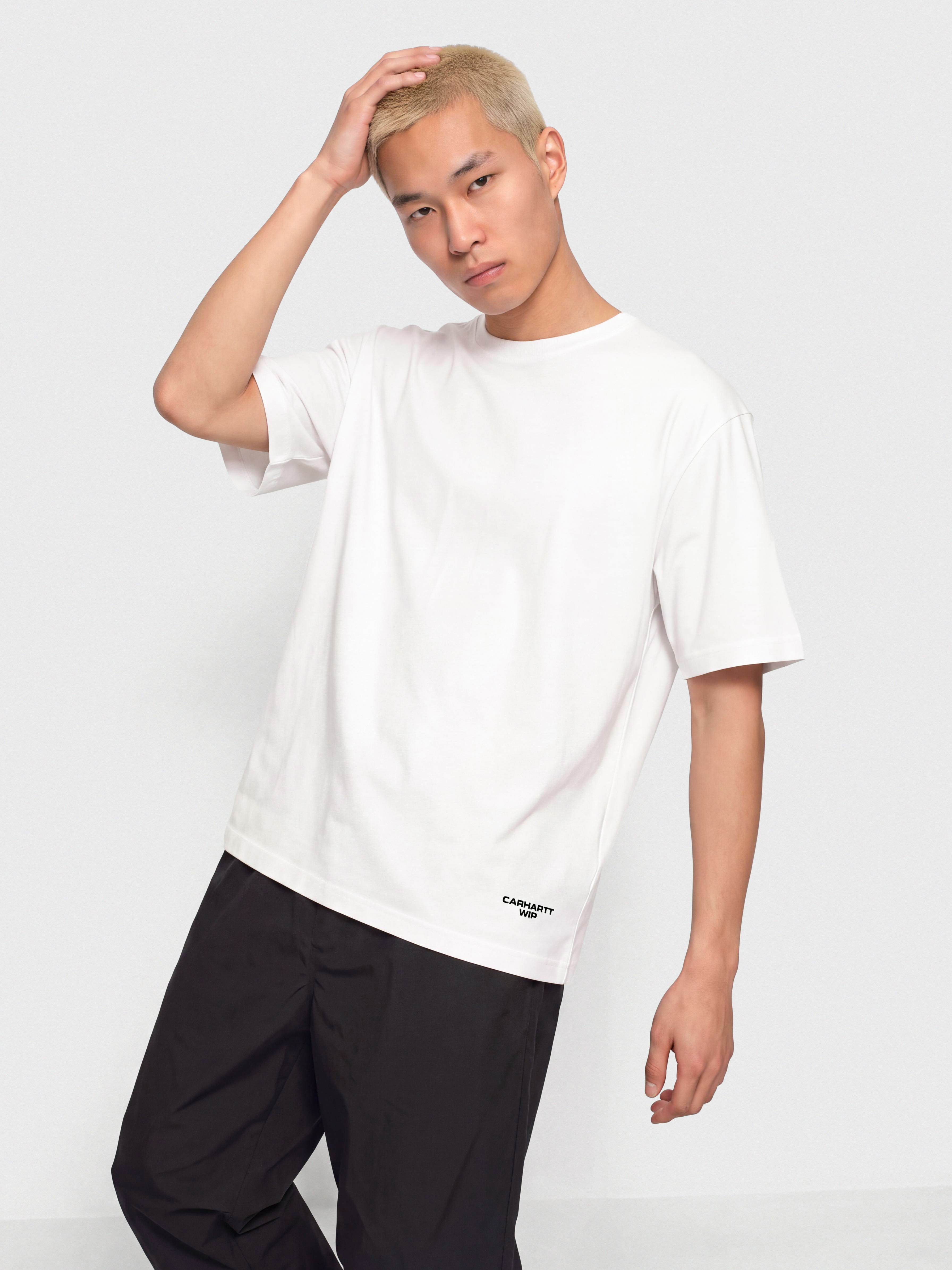 Футболка Carhartt WIP Chapter Script (white/black)