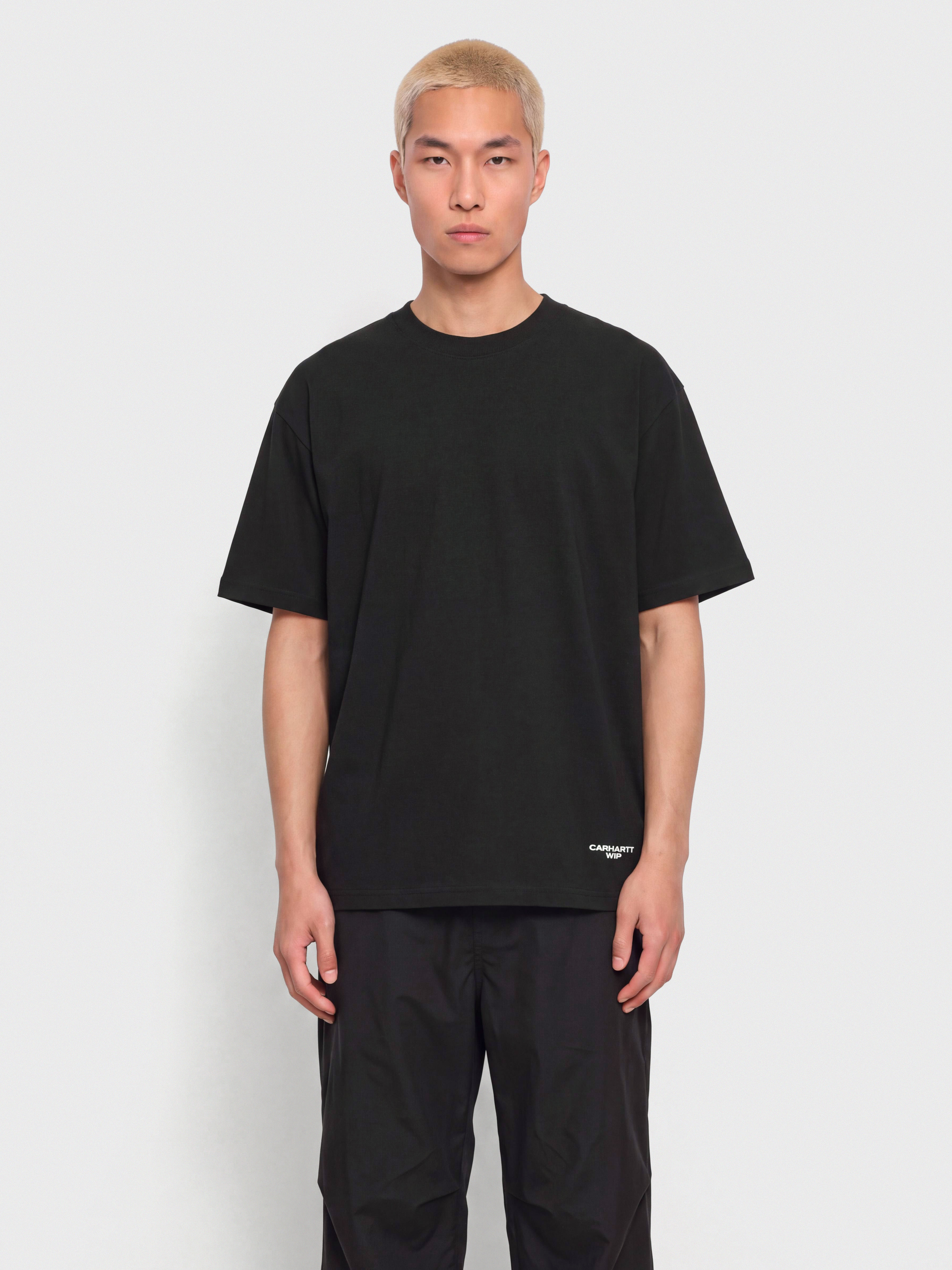 Футболка Carhartt WIP Chapter Script (black/white)
