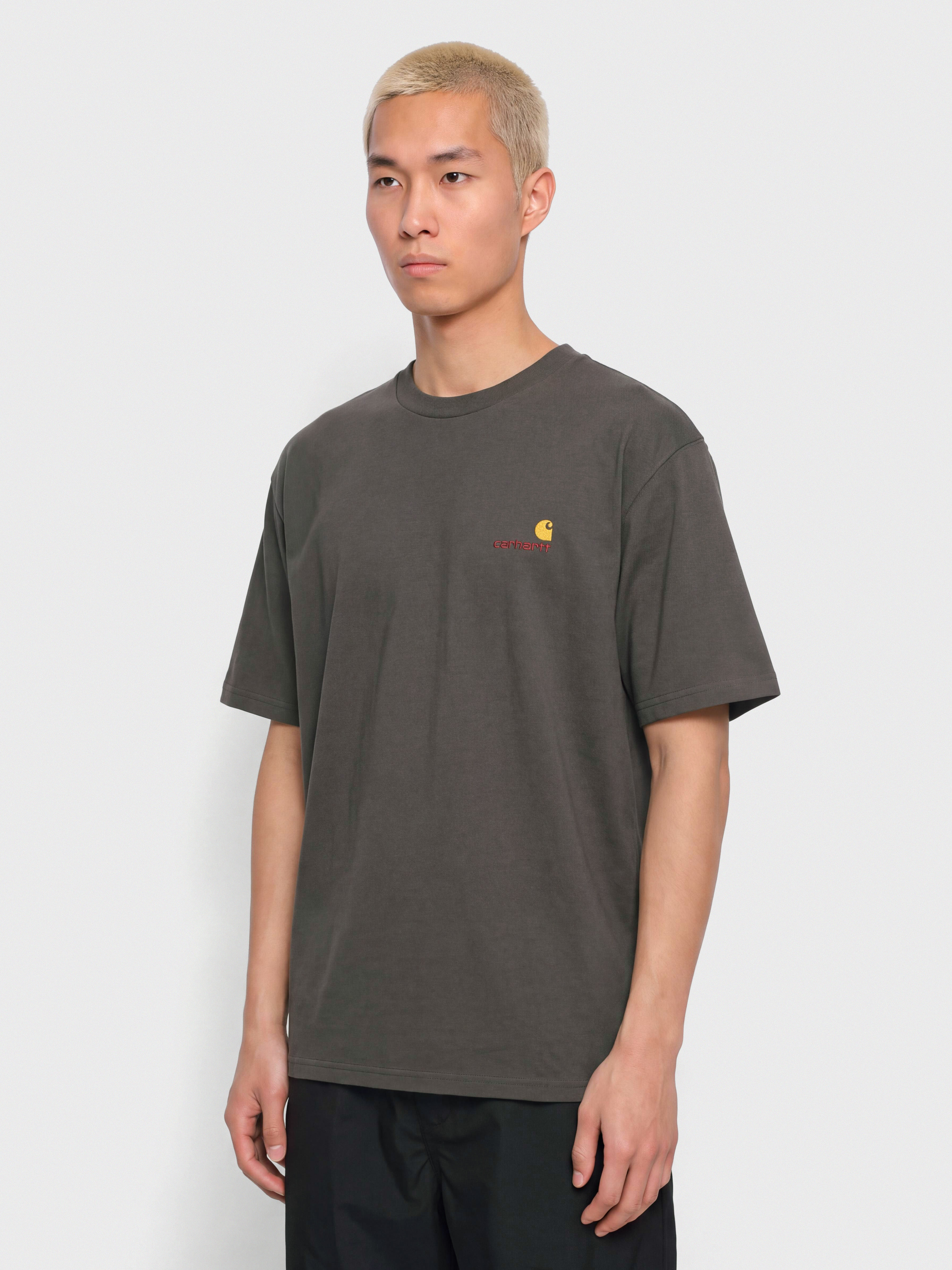 Футболка Carhartt WIP American Script (graphite)