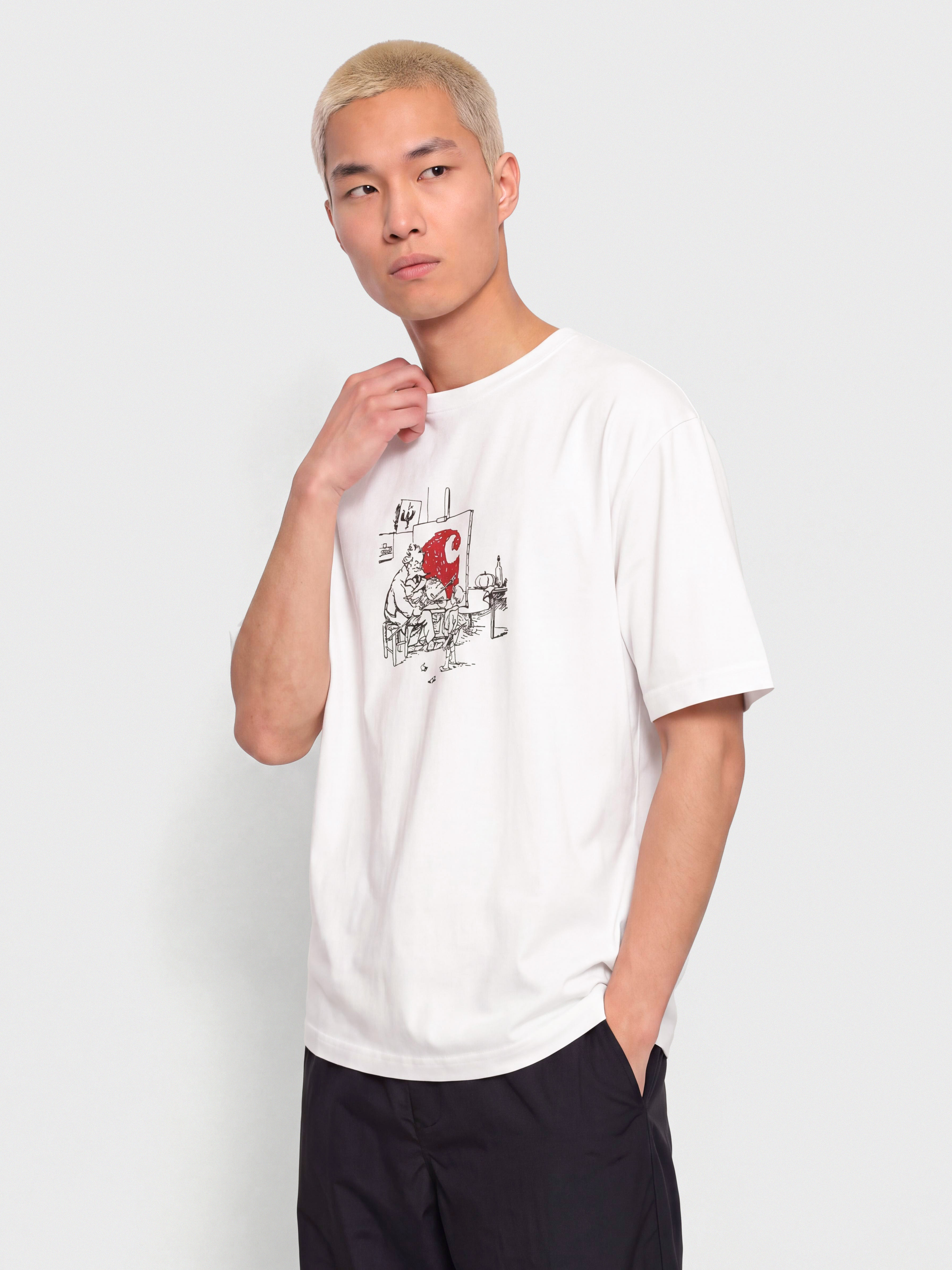 Футболка Carhartt WIP Old Painter (white)