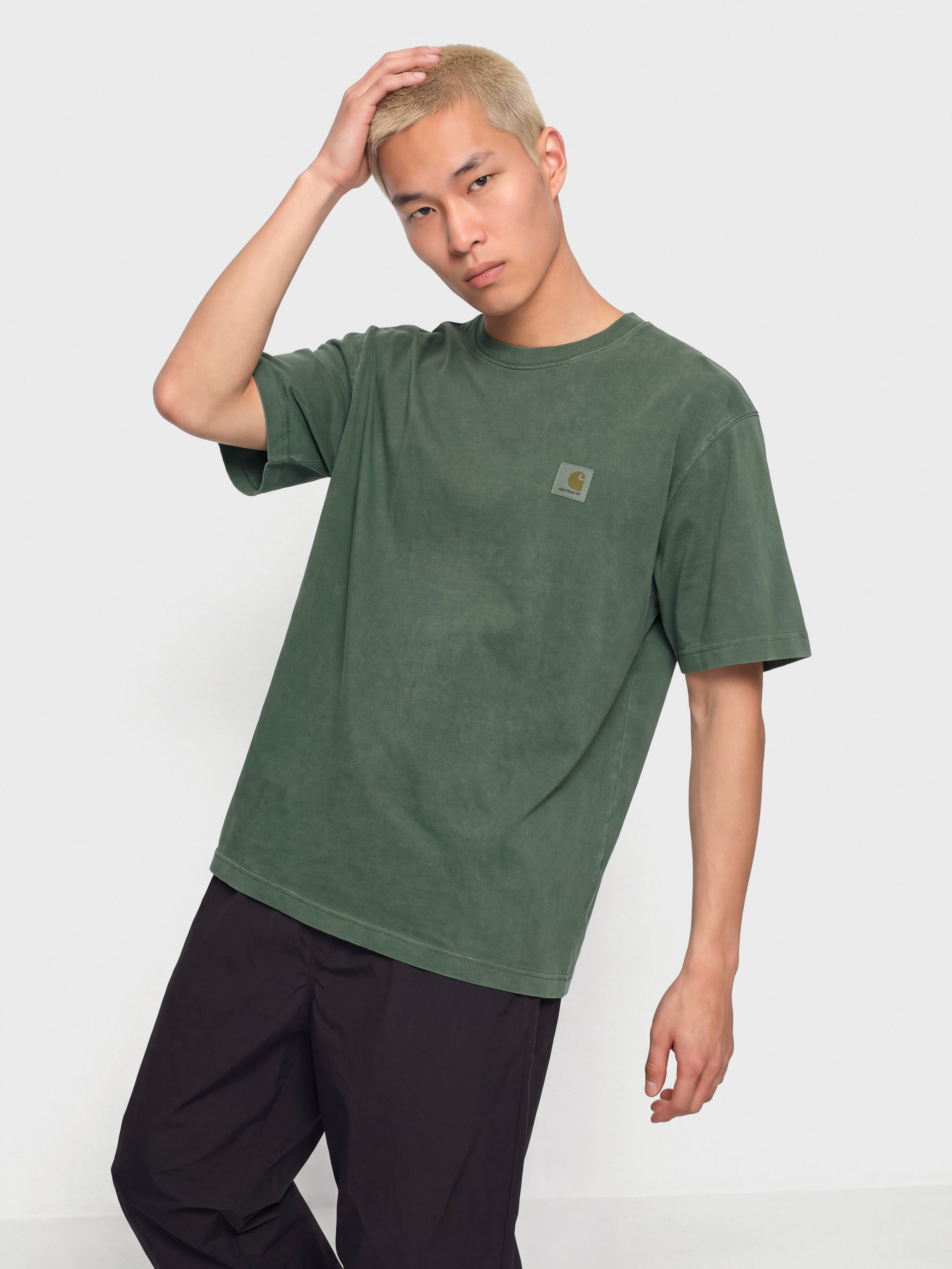 Футболка Carhartt WIP Vista (dark scarab/garment dyed)