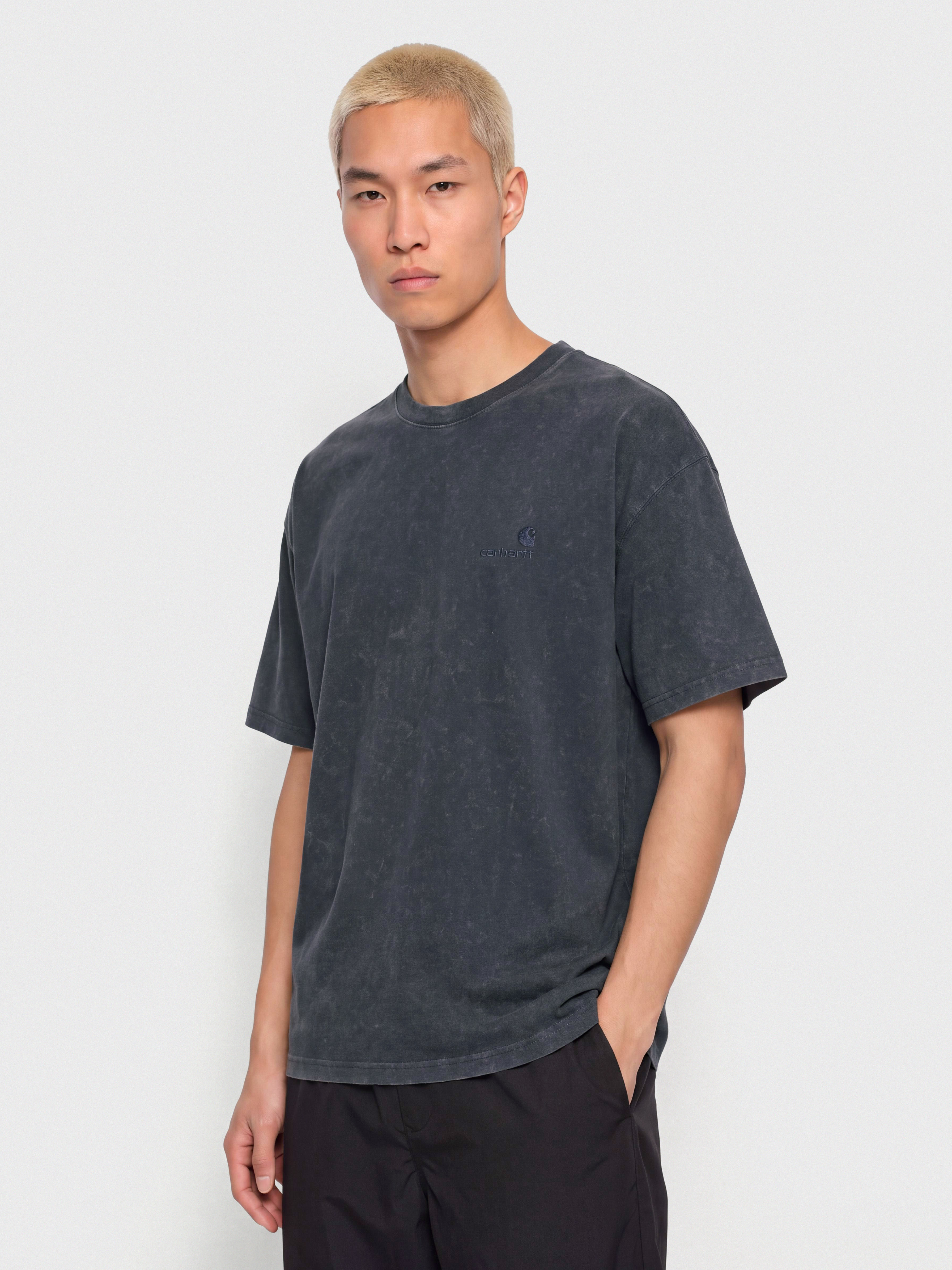 Футболка Carhartt WIP Lambert (dark navy/moon wash)