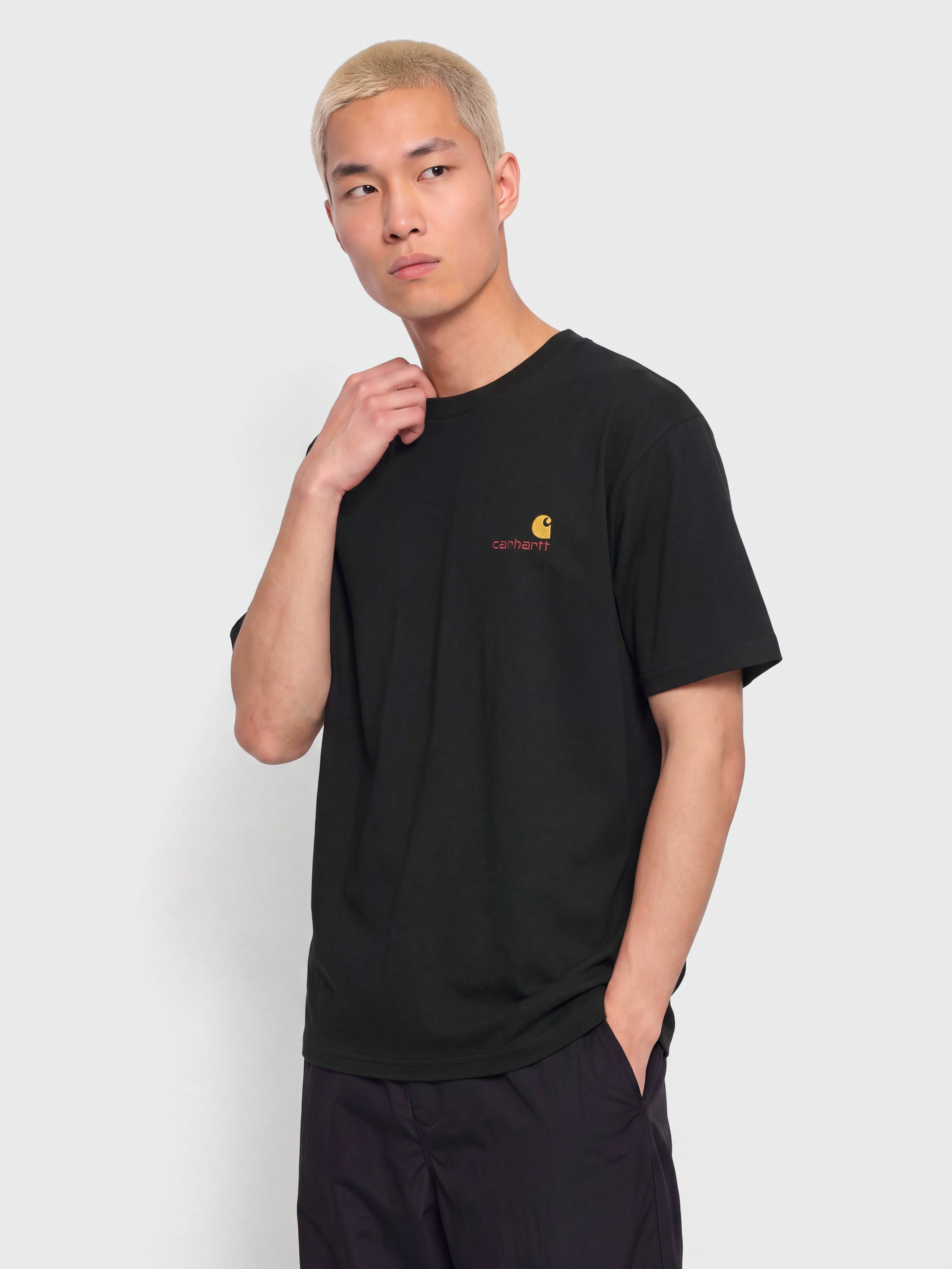 Футболка Carhartt WIP American Script (raven)