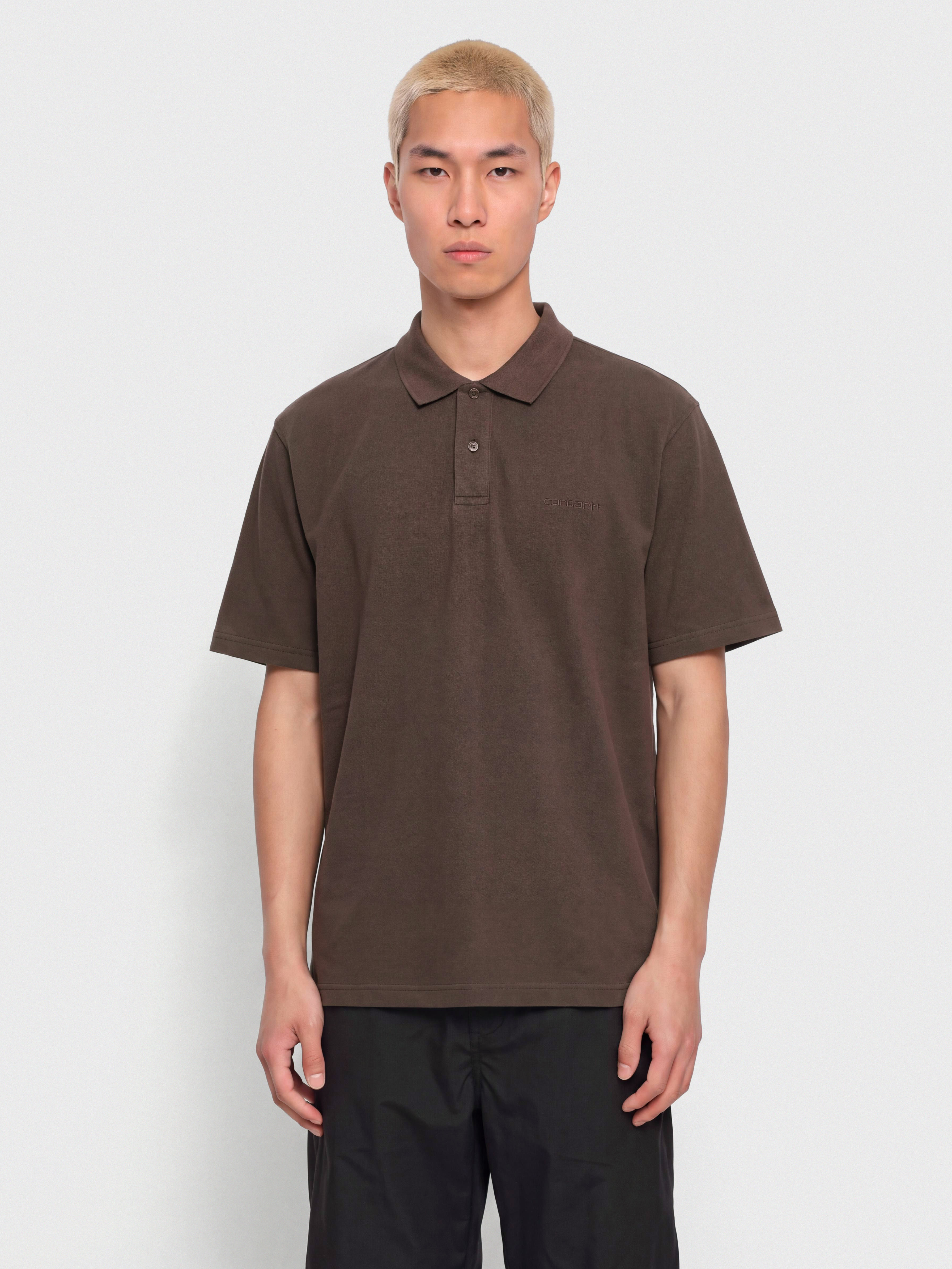 u0424u0443u0442u0431u043eu043bu043au0430 Carhartt WIP Wayne Polo (palisander/garment dyed)