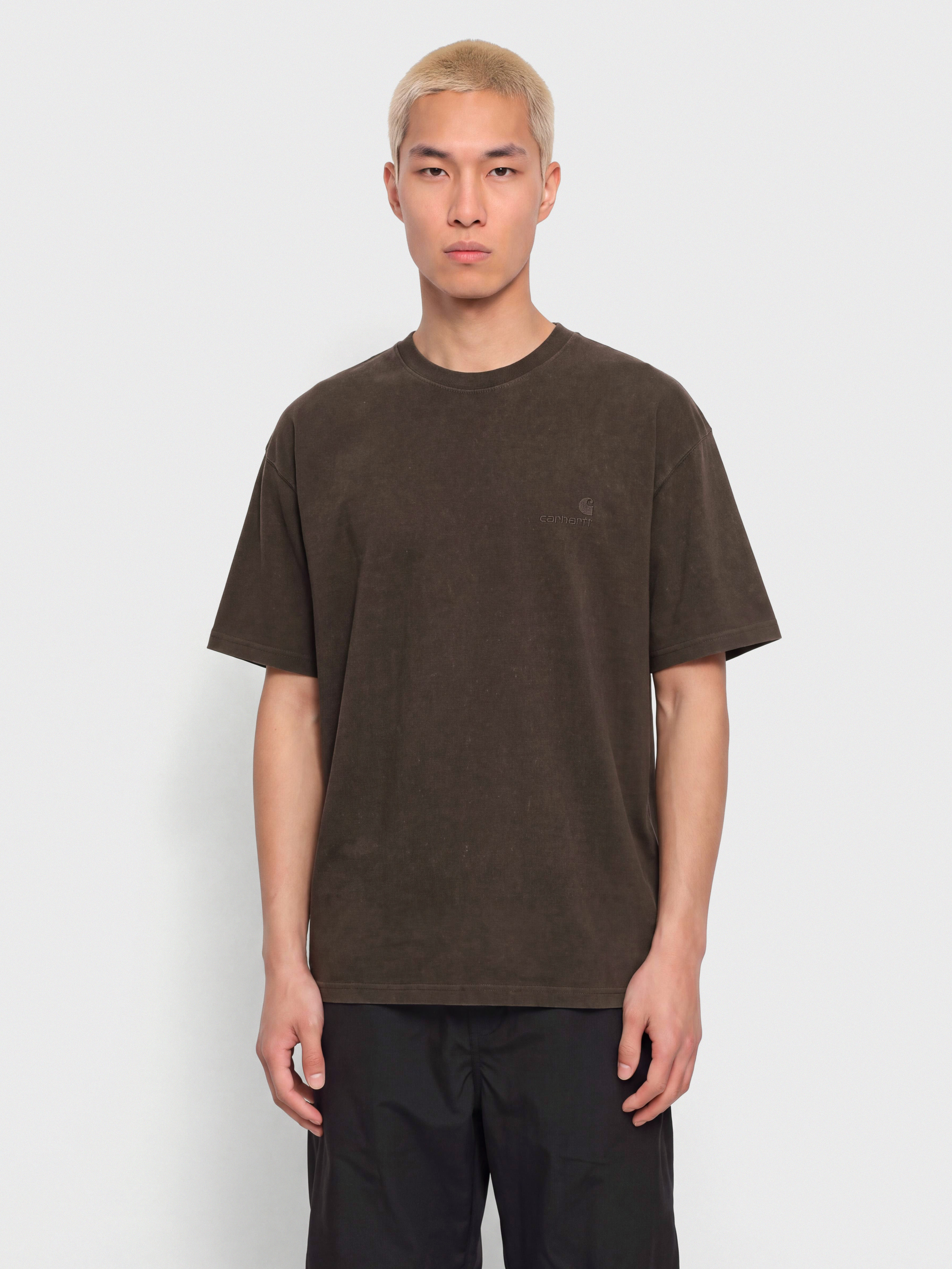 Футболка Carhartt WIP Lambert (tobacco/moon wash)