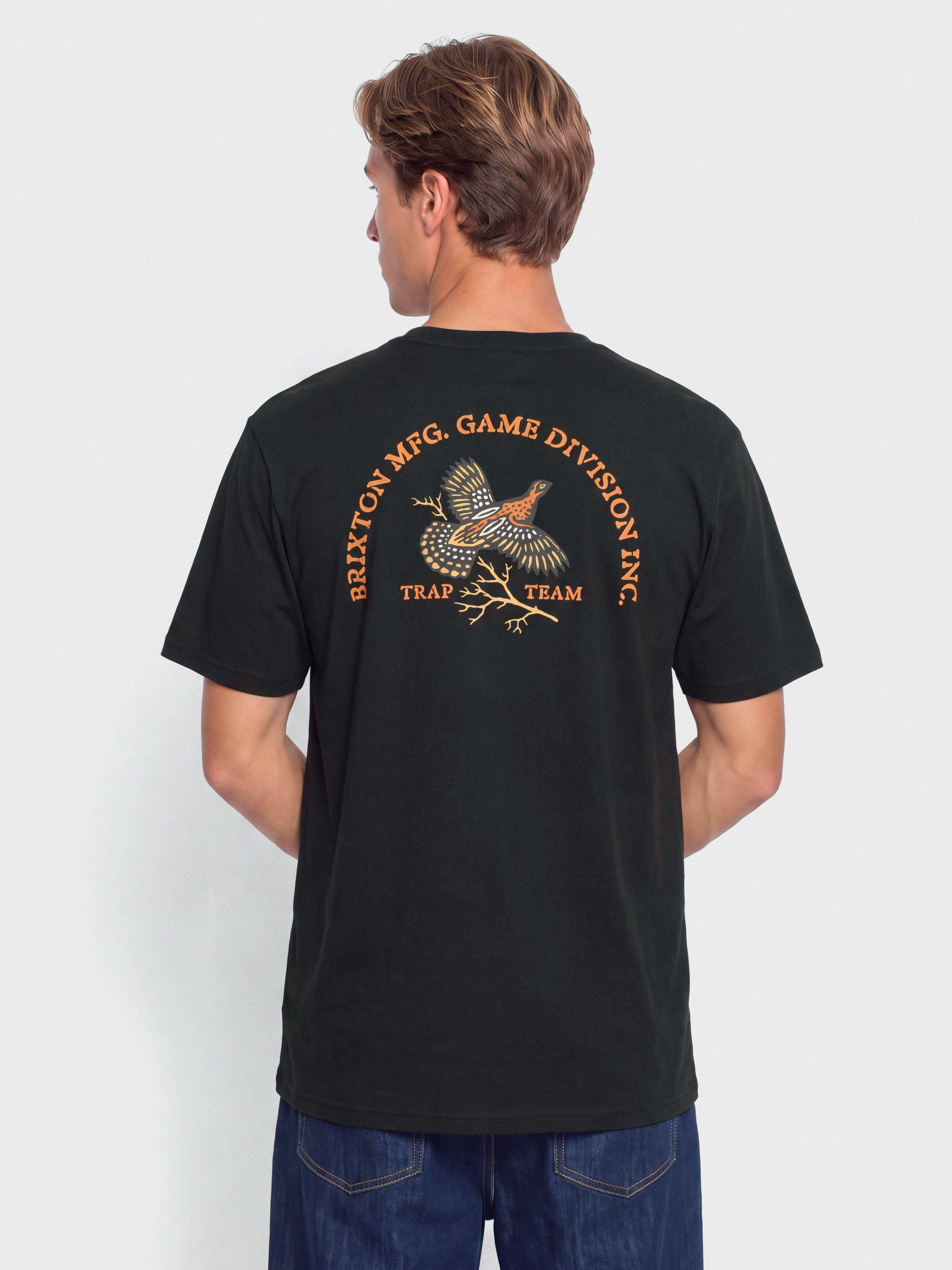 Футболка Brixton Game S/S Tlrt (black)