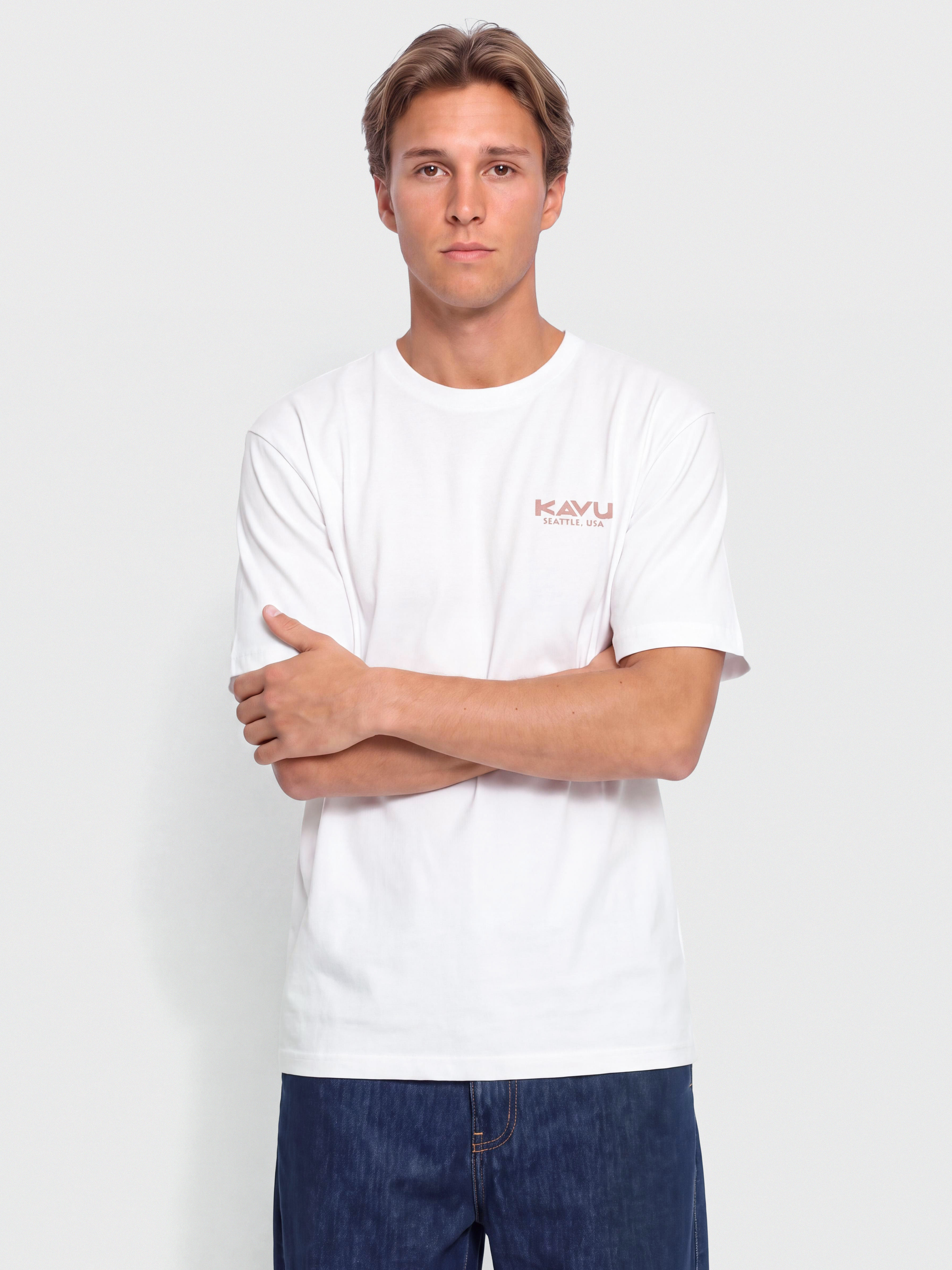 Футболка Kavu True Grade (off white)