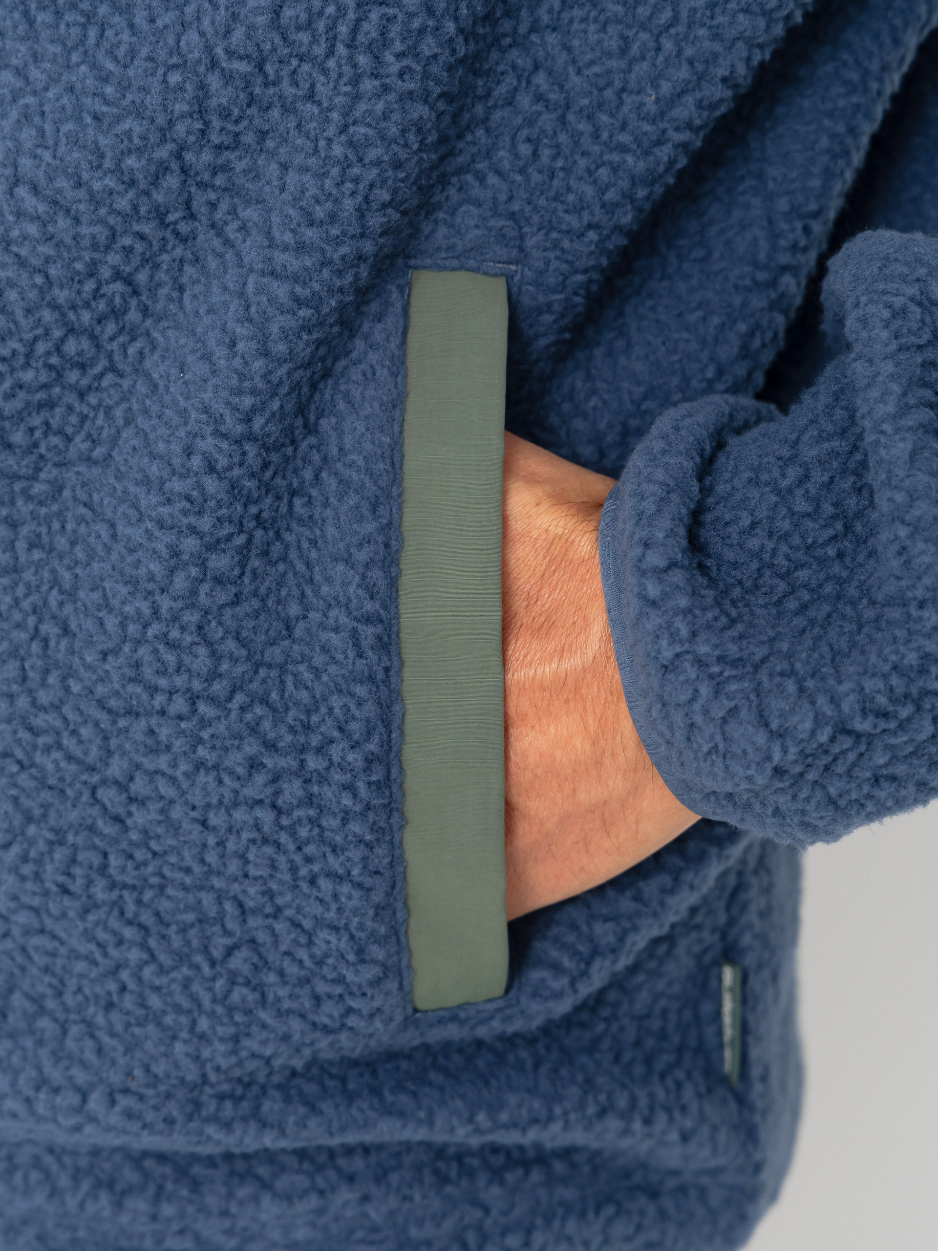 Чоловічий Флісовий светр Quiksilver Clean Coast Fz (dark denim)