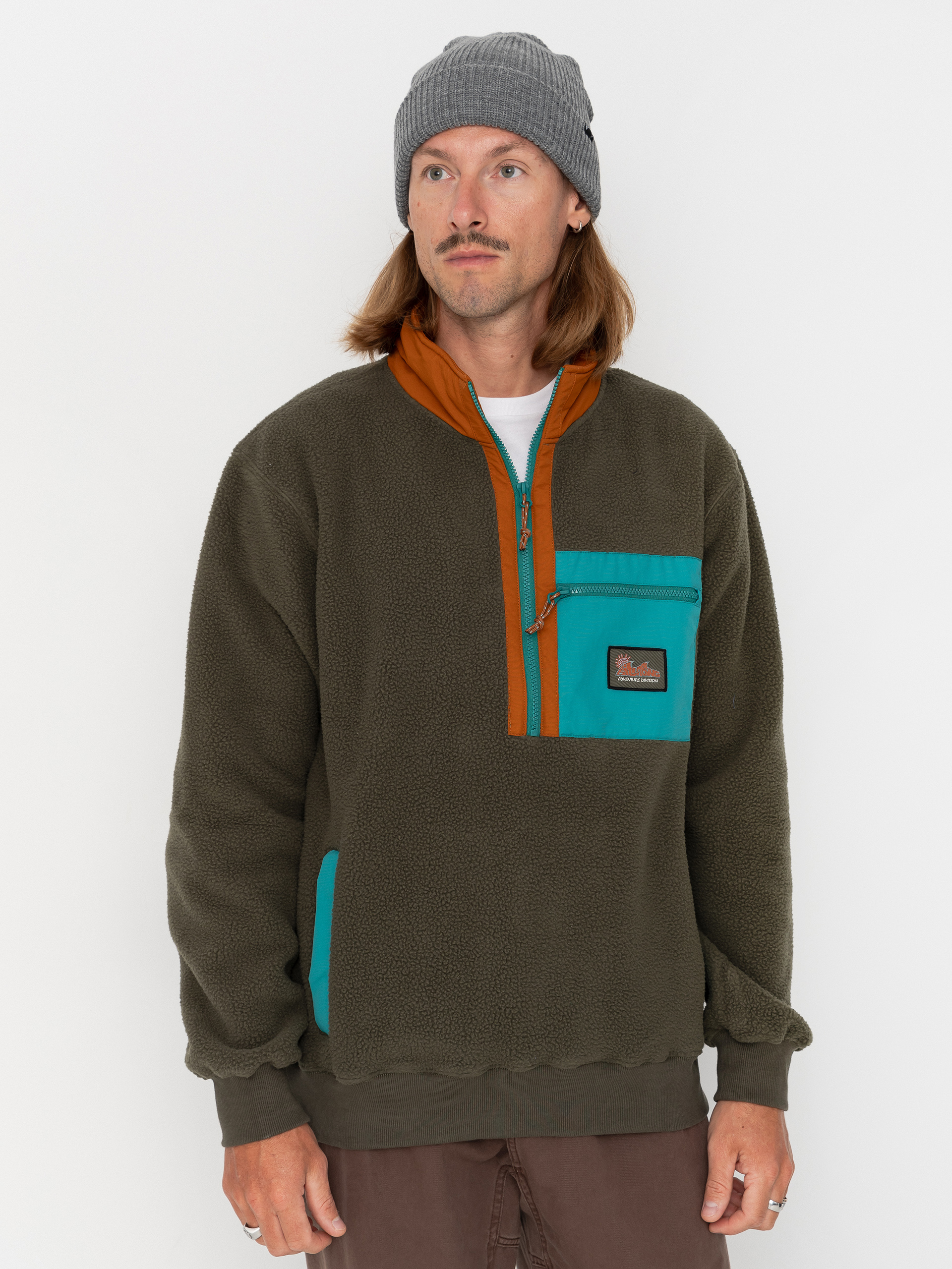Чоловічий Флісовий светр Billabong Boundary Shore (caramel cafe)