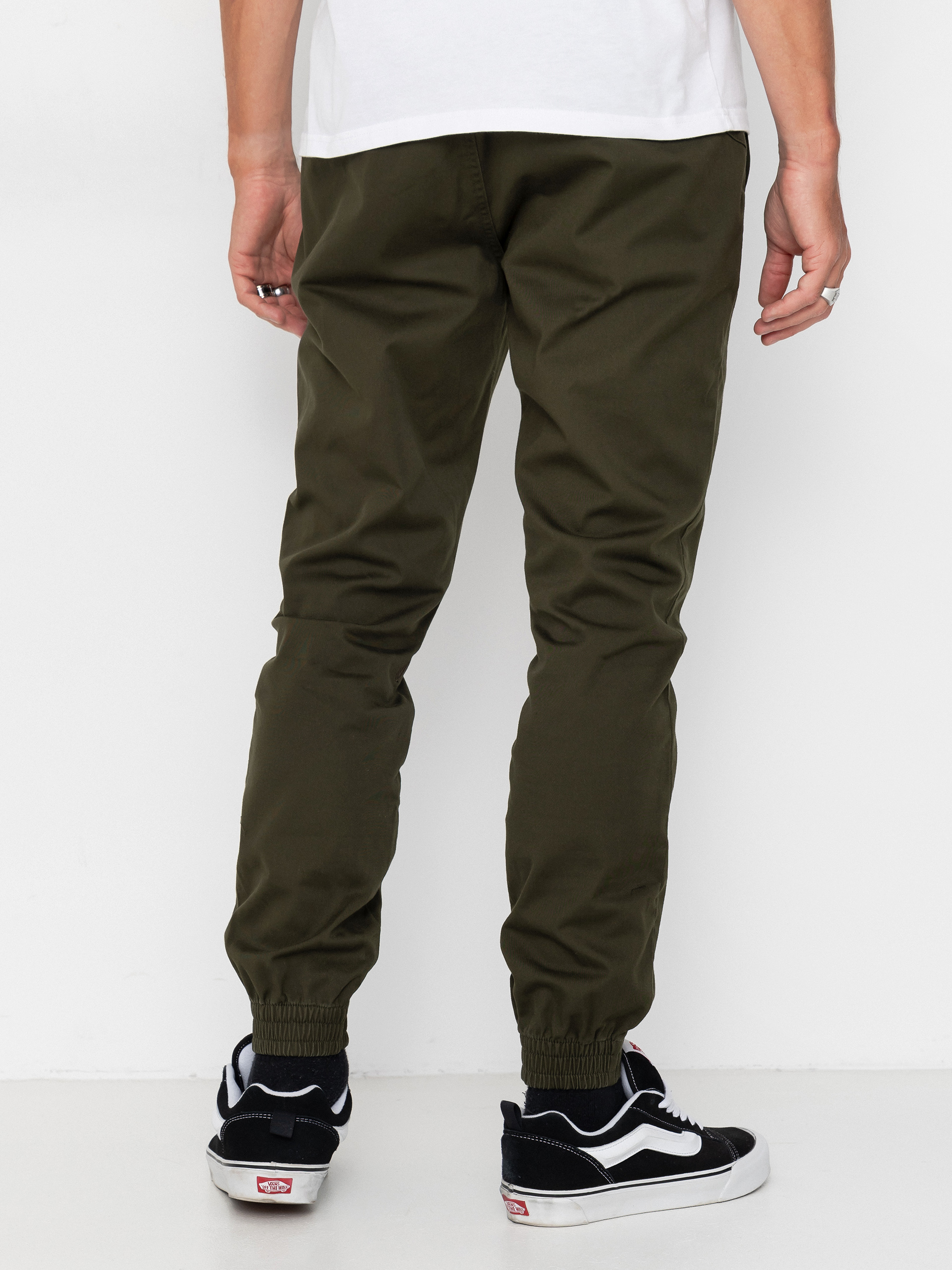 Штани Volcom Frickin Slim Jogger (dark green)