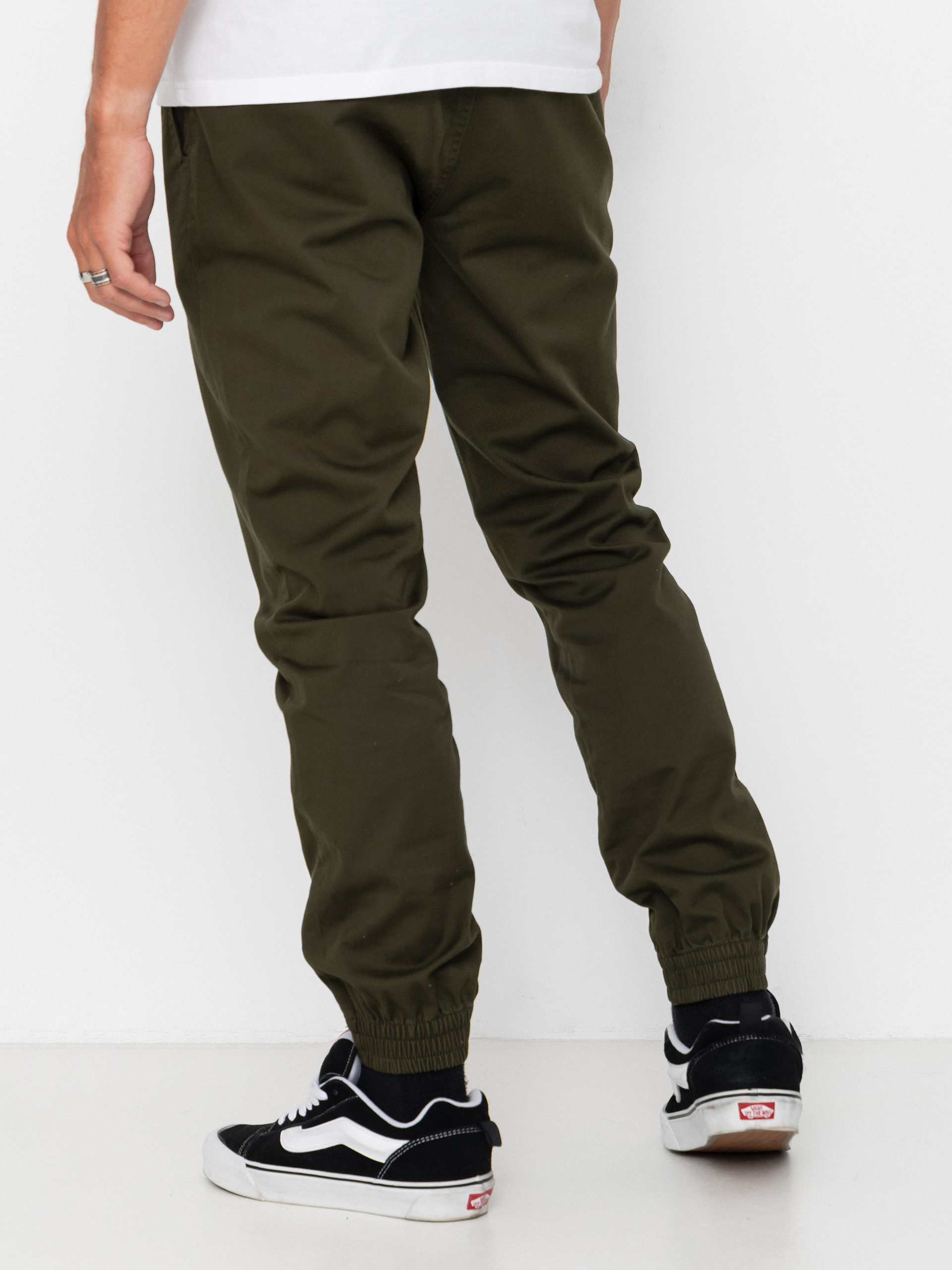 Штани Volcom Frickin Slim Jogger (dark green)