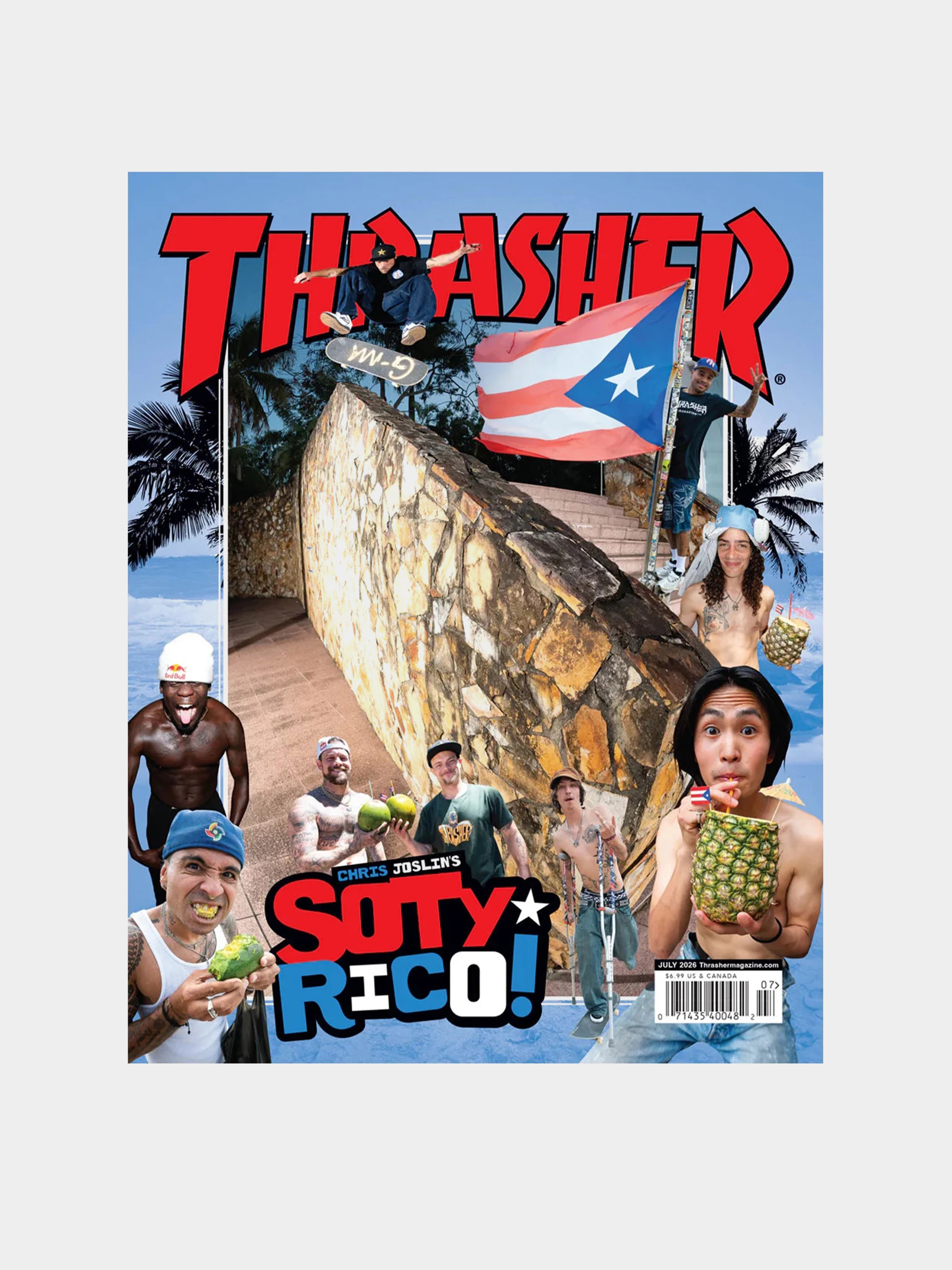 Склад Thrasher Czasopismo Magazine Issue 552 (lipiec)