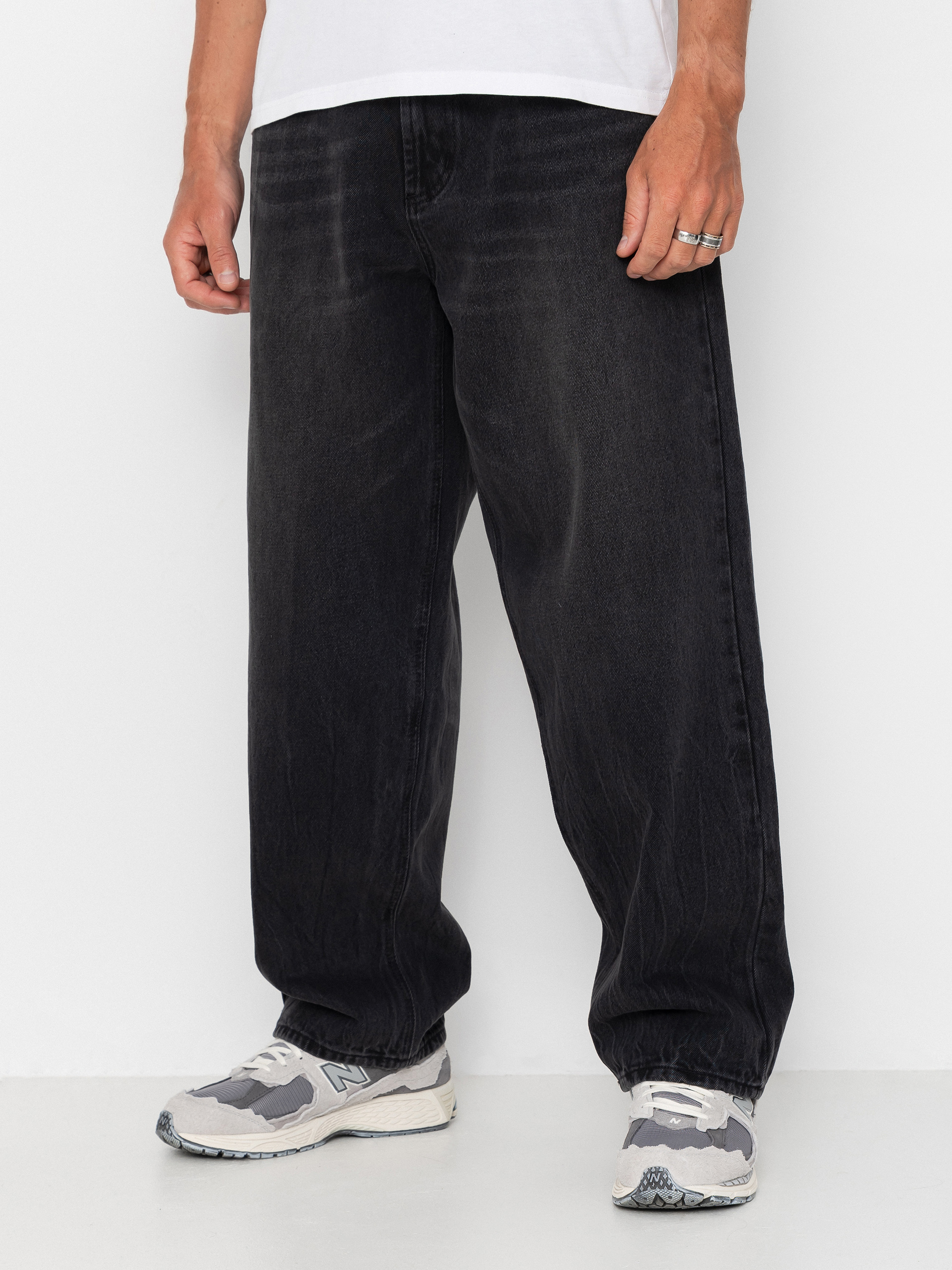 u0428u0442u0430u043du0438 OBEY Bigwig Baggy Denim (heavy vintage black)