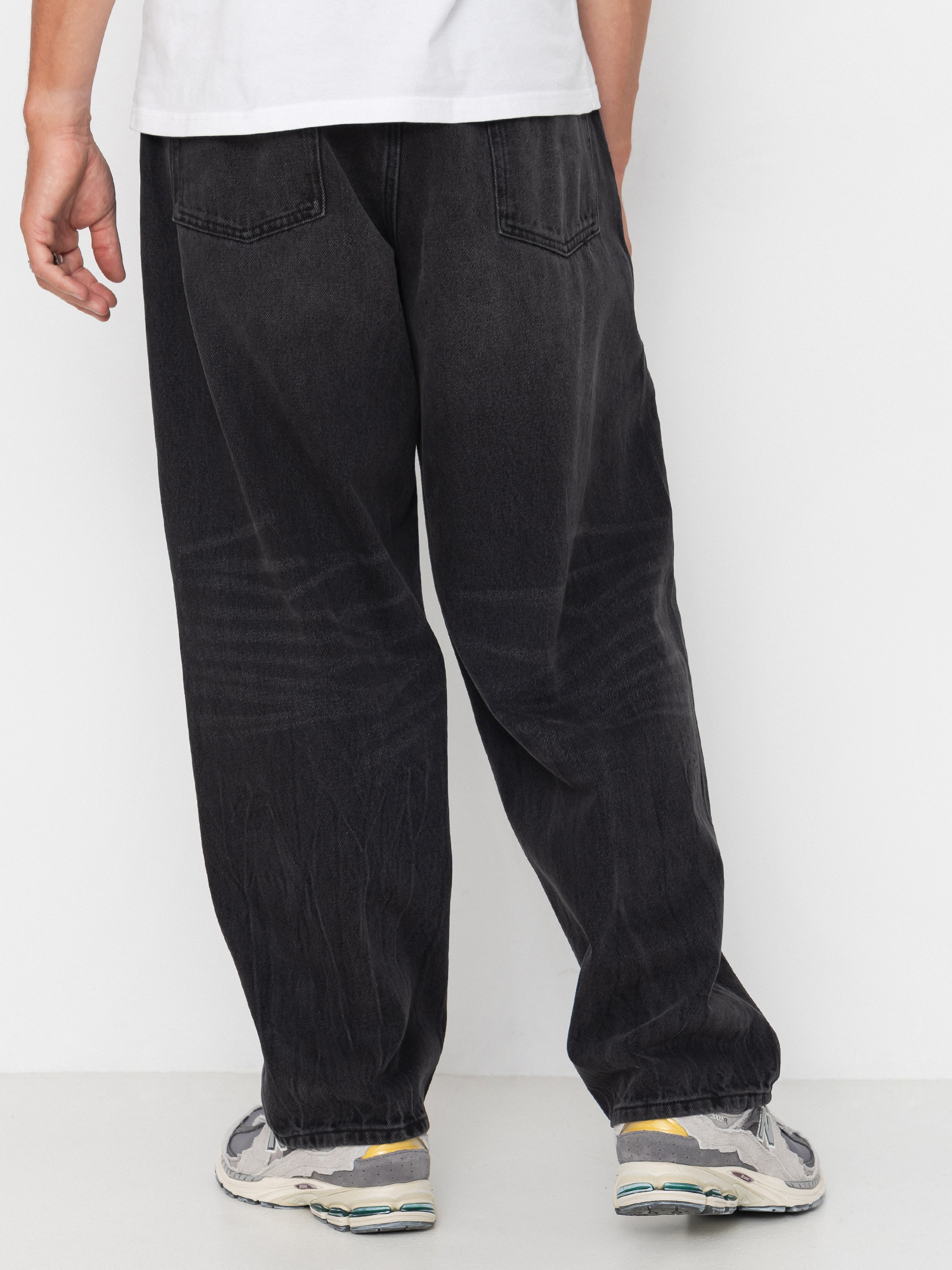Штани OBEY Bigwig Baggy Denim (heavy vintage black)