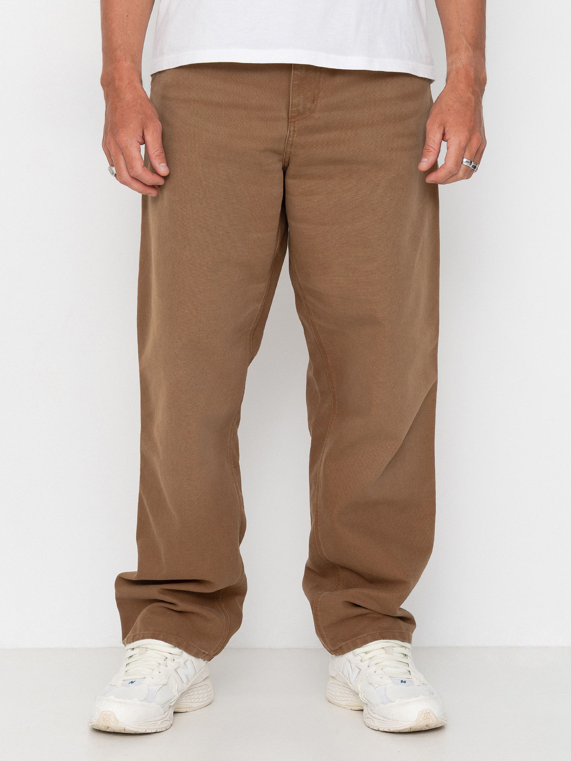 Штани Carhartt WIP Single Knee (wip h brown/stone canvas)