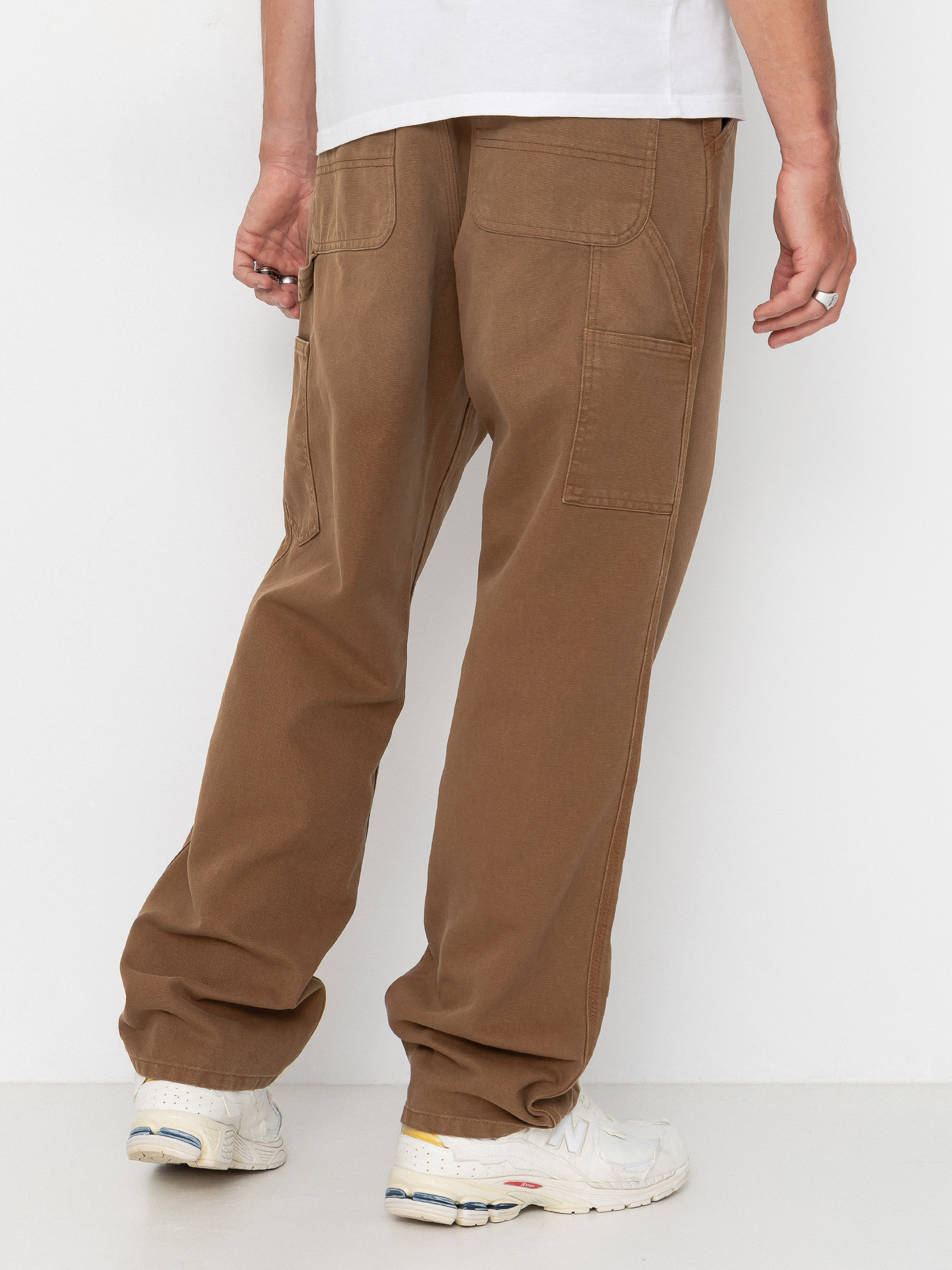 Штани Carhartt WIP Single Knee (wip h brown/stone canvas)