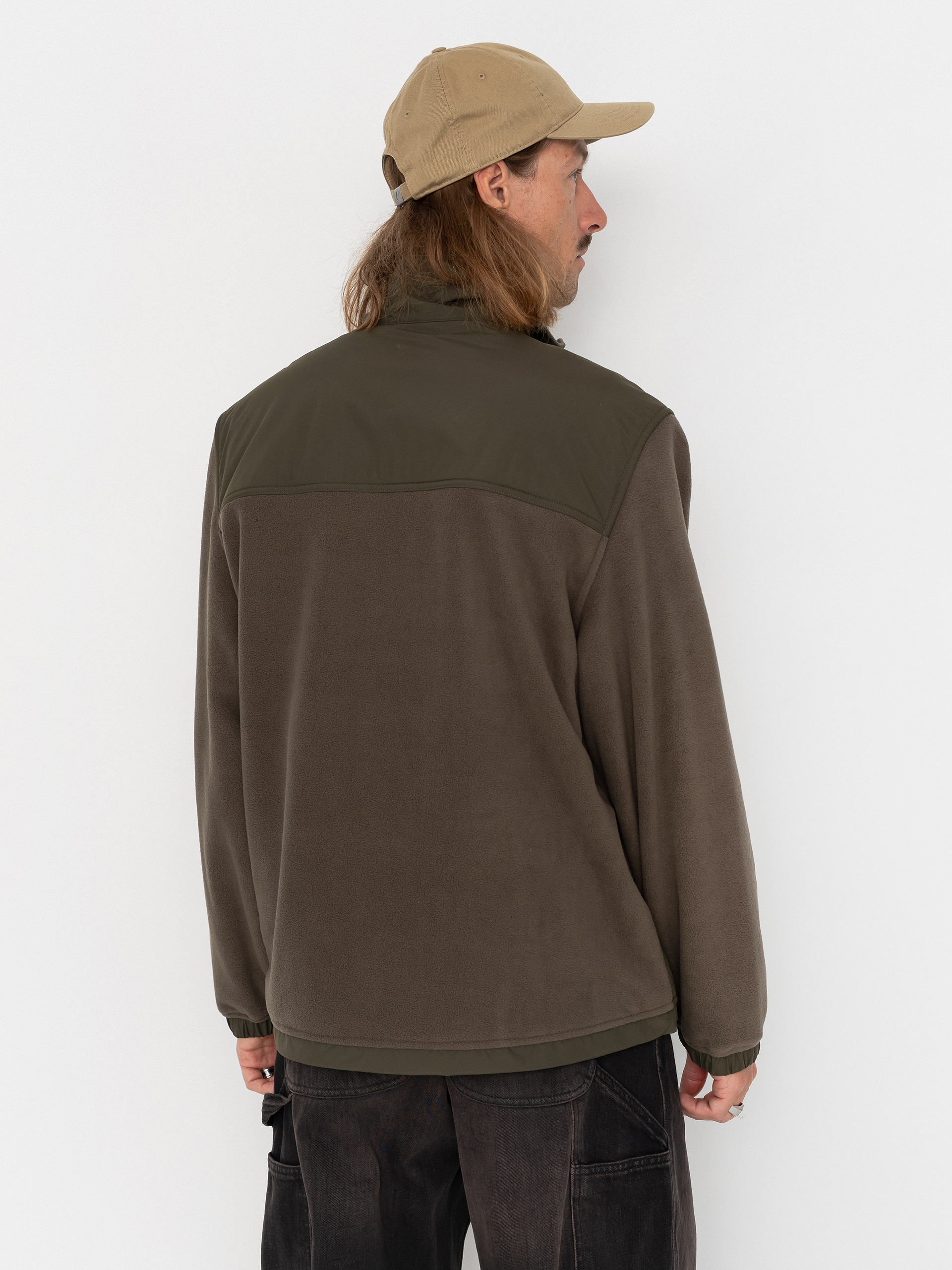 Чоловічий Флісовий светр Carhartt WIP Edmore (cypress/black)