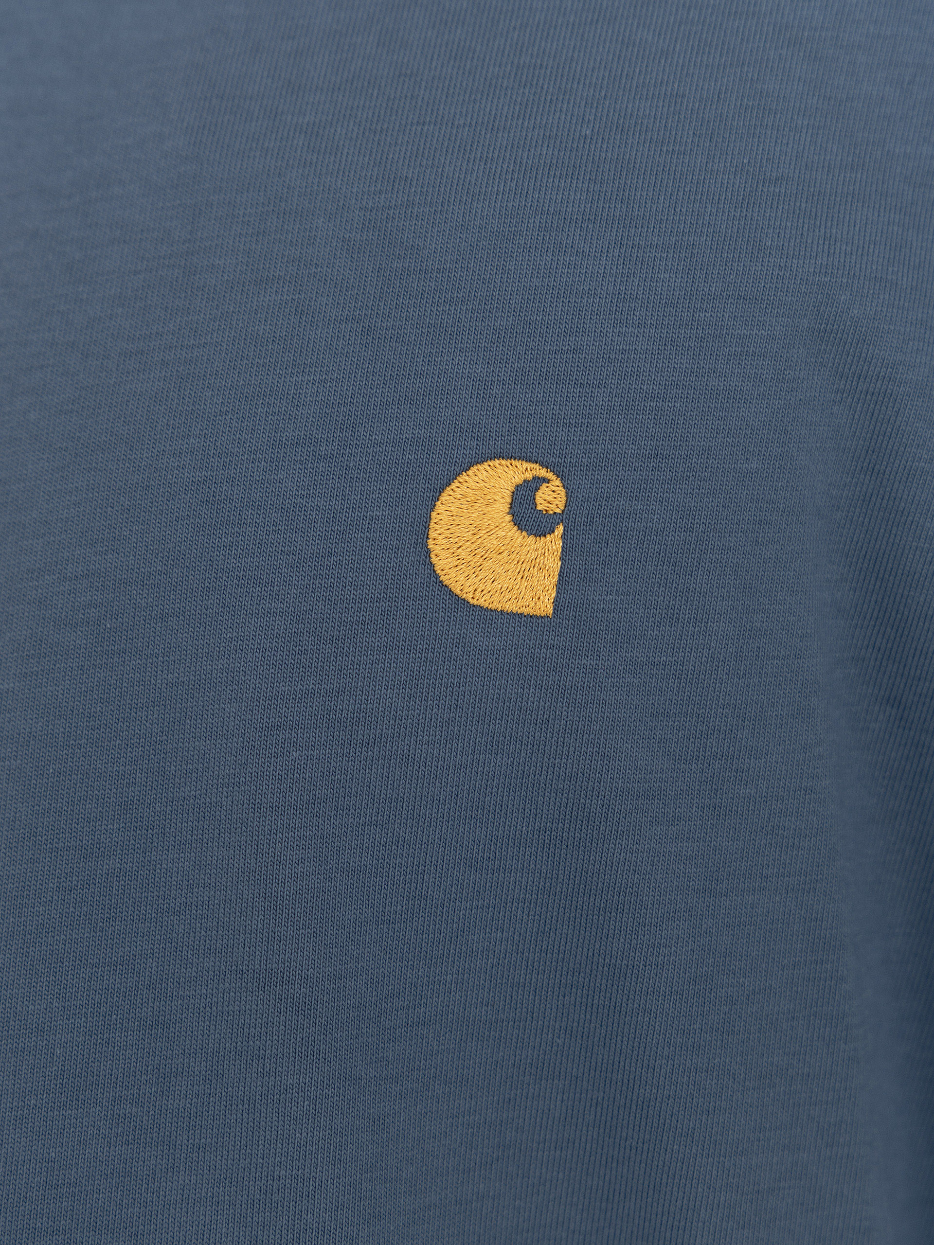 Лонгслів Carhartt WIP Chase (icesheet/gold)