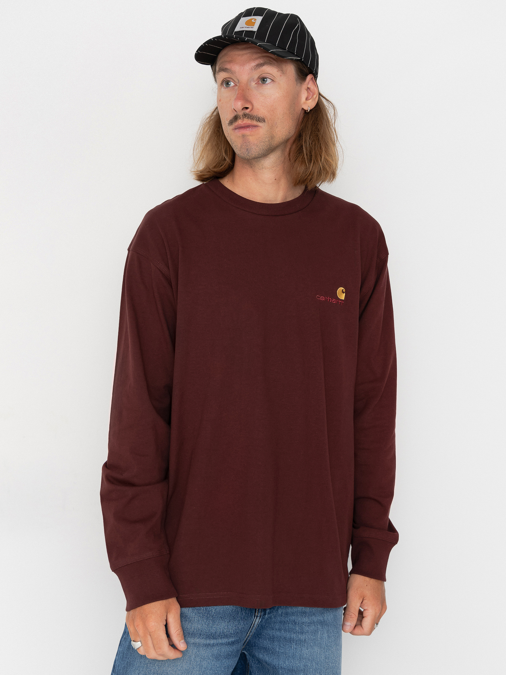 u041bu043eu043du0433u0441u043bu0456u0432 Carhartt WIP American Script (amarone)