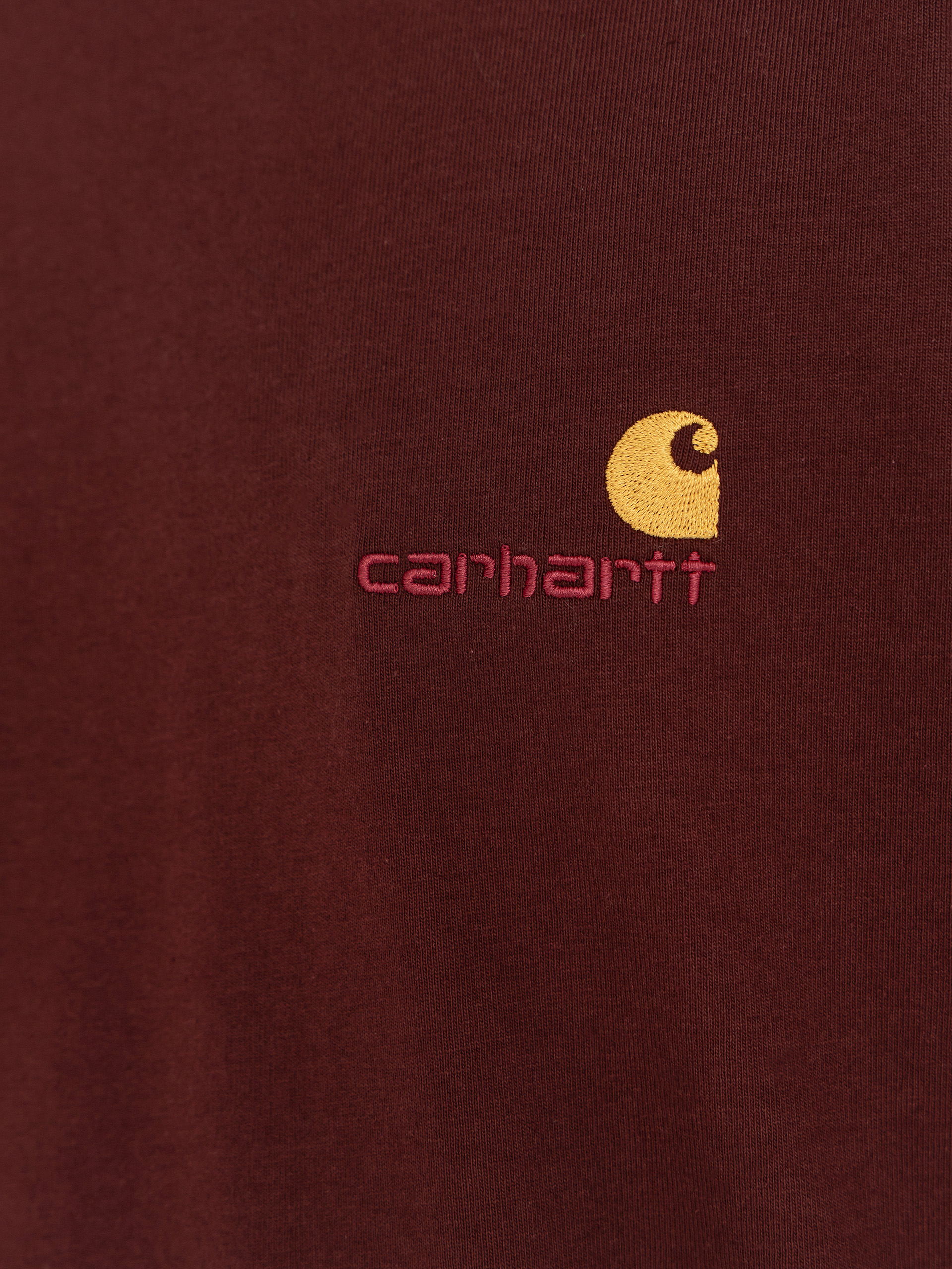 Лонгслів Carhartt WIP American Script (amarone)