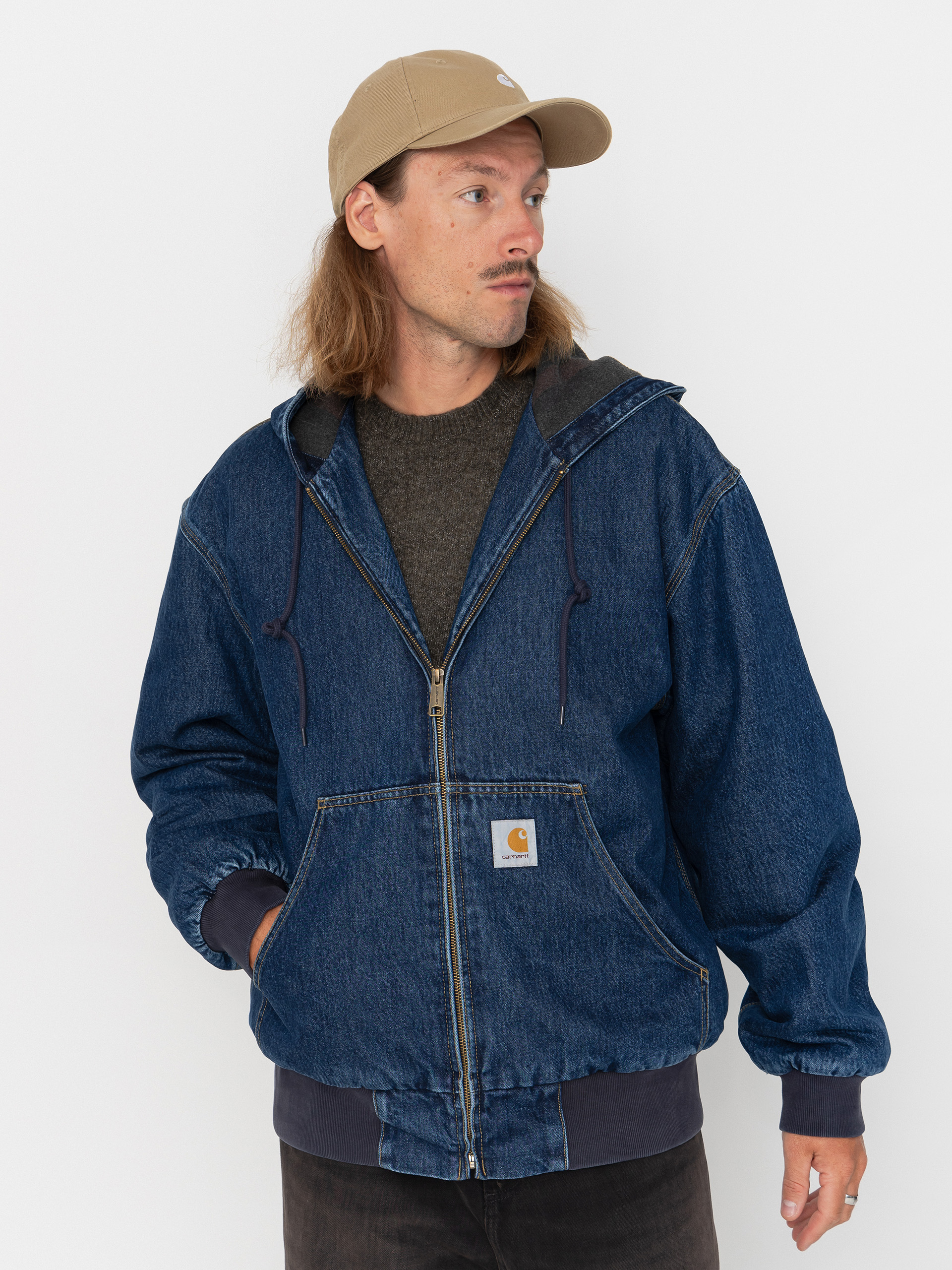 Куртка Carhartt WIP OG Active (blue/stone washed)