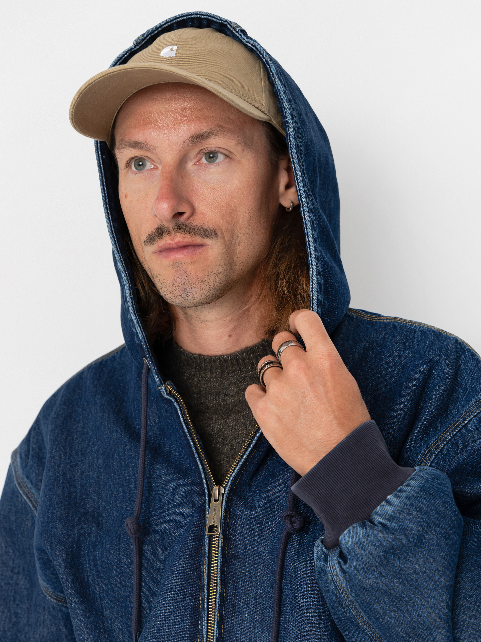 Куртка Carhartt WIP OG Active (blue/stone washed)