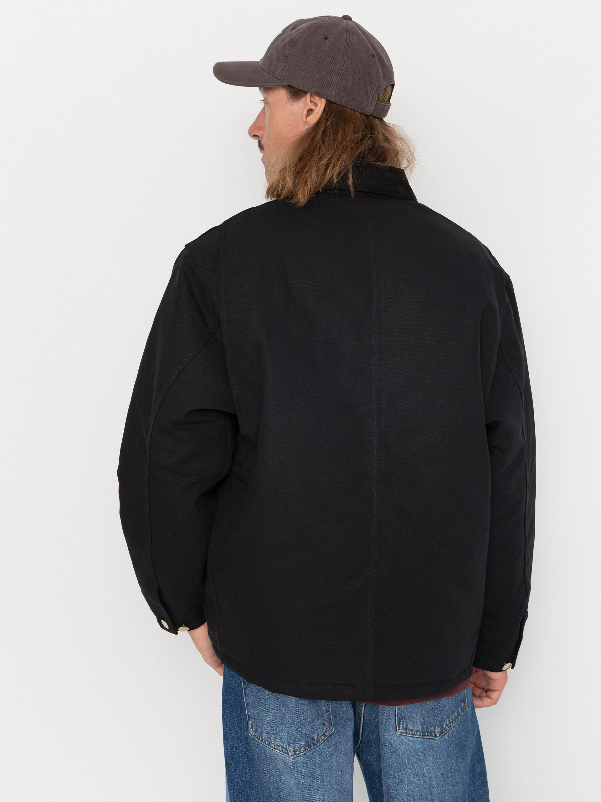 Куртка Carhartt WIP OG Chore Coat (black/black/rigid)